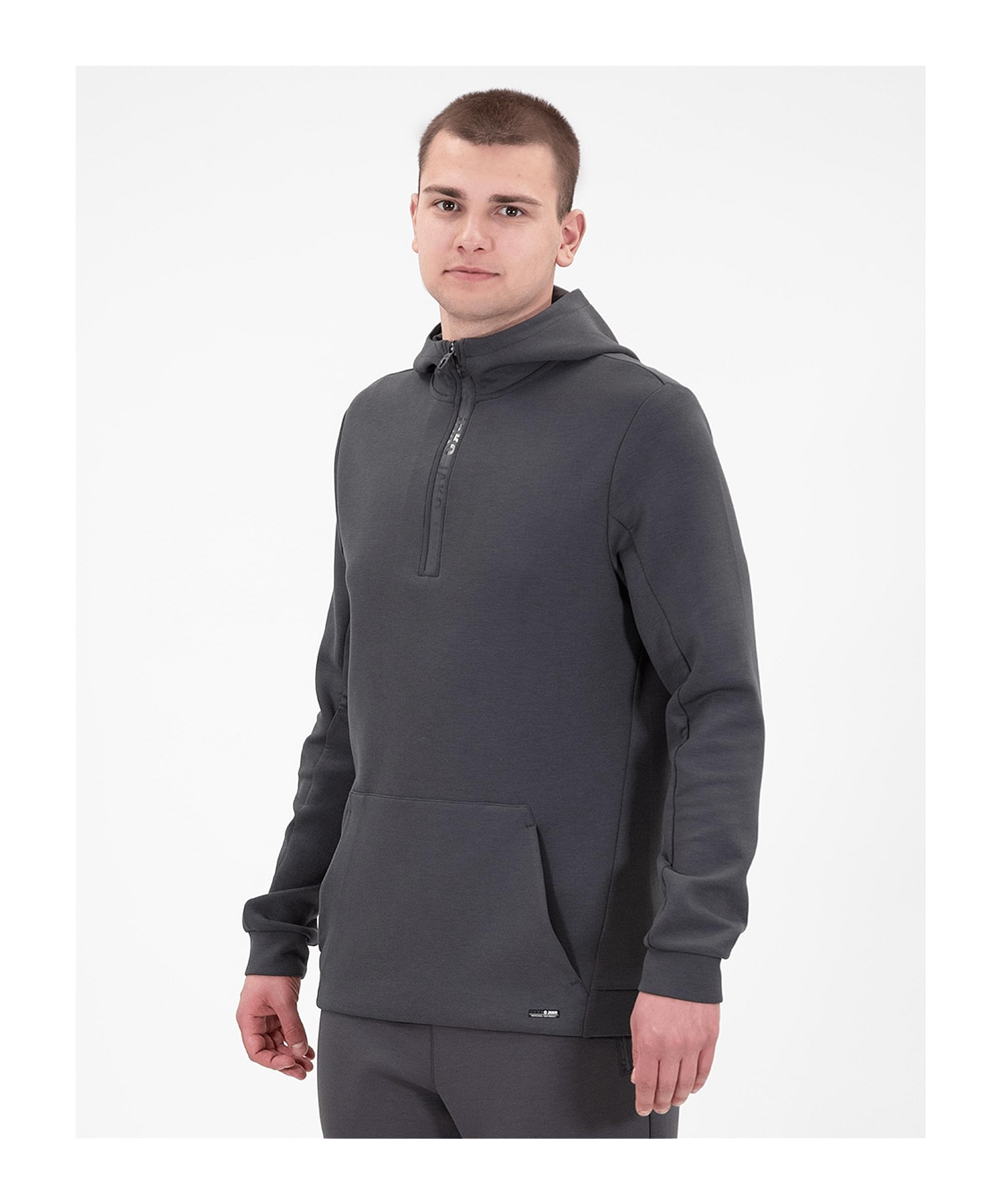 jako-pro-casual-hoody-herren-aschgrau-kapuzenpullover-s image 2