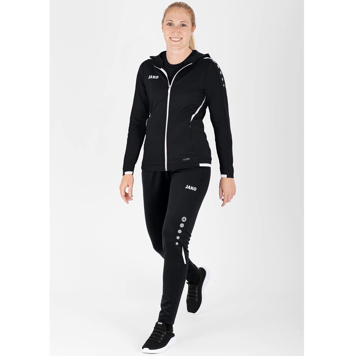 jako-challenge-trainingsjacke-mit-kapuze-schwarz-citro-gr-36 image 2