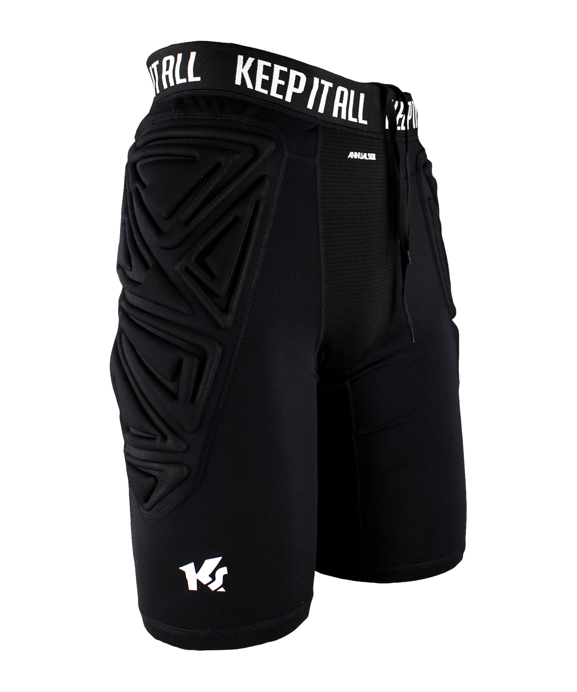 keepersport-unterziehhose-profi-kurz-gepolstert-schwarz image 3