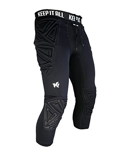 keepersport-powerpadded-torwarthose-3-4-schwarz image 6
