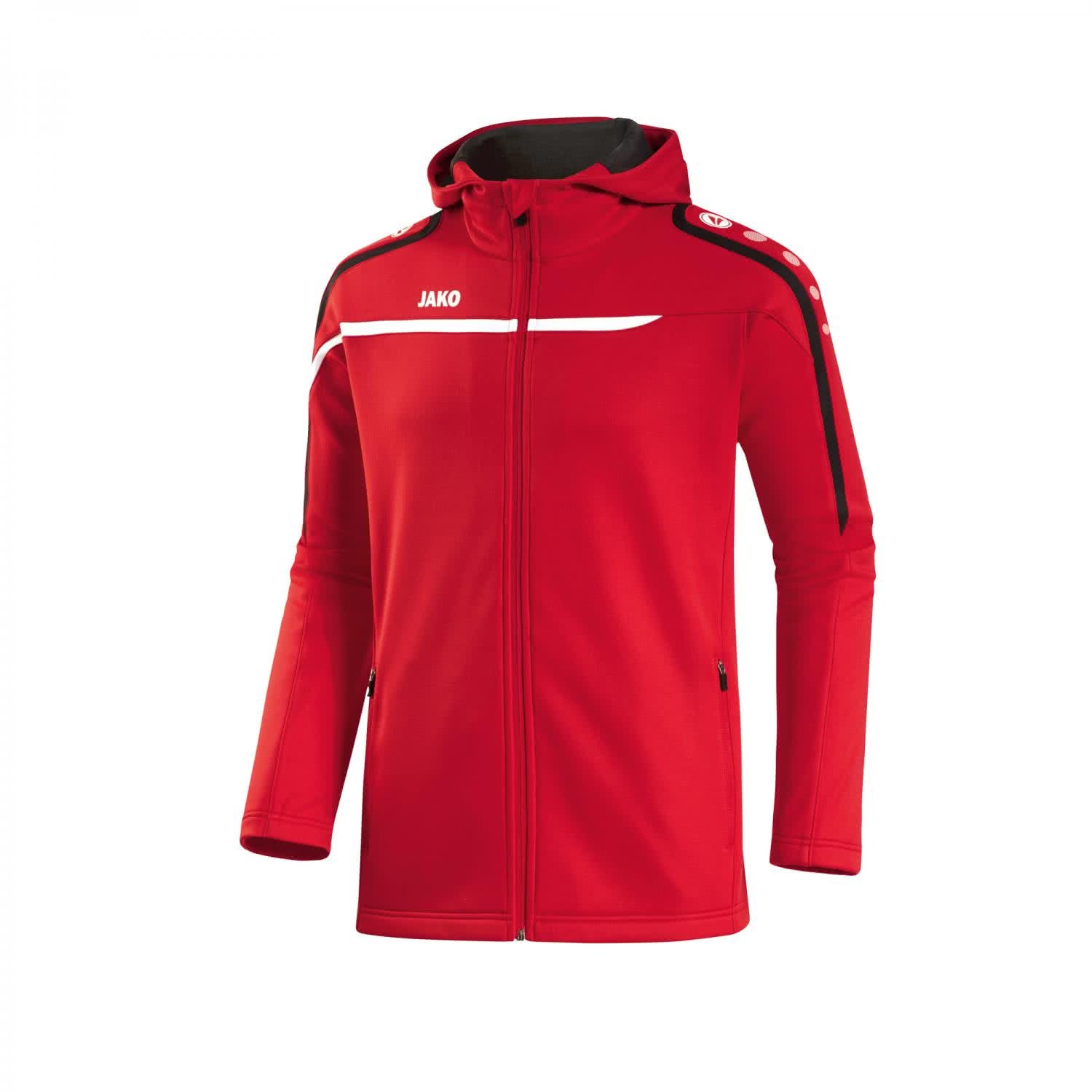 jako-performance-kapuzenjacke-herren-schwarz-wei-grau image 8