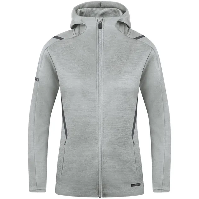 jako-challenge-kapuzenjacke-damen-schwarz-meliert-wei image 1