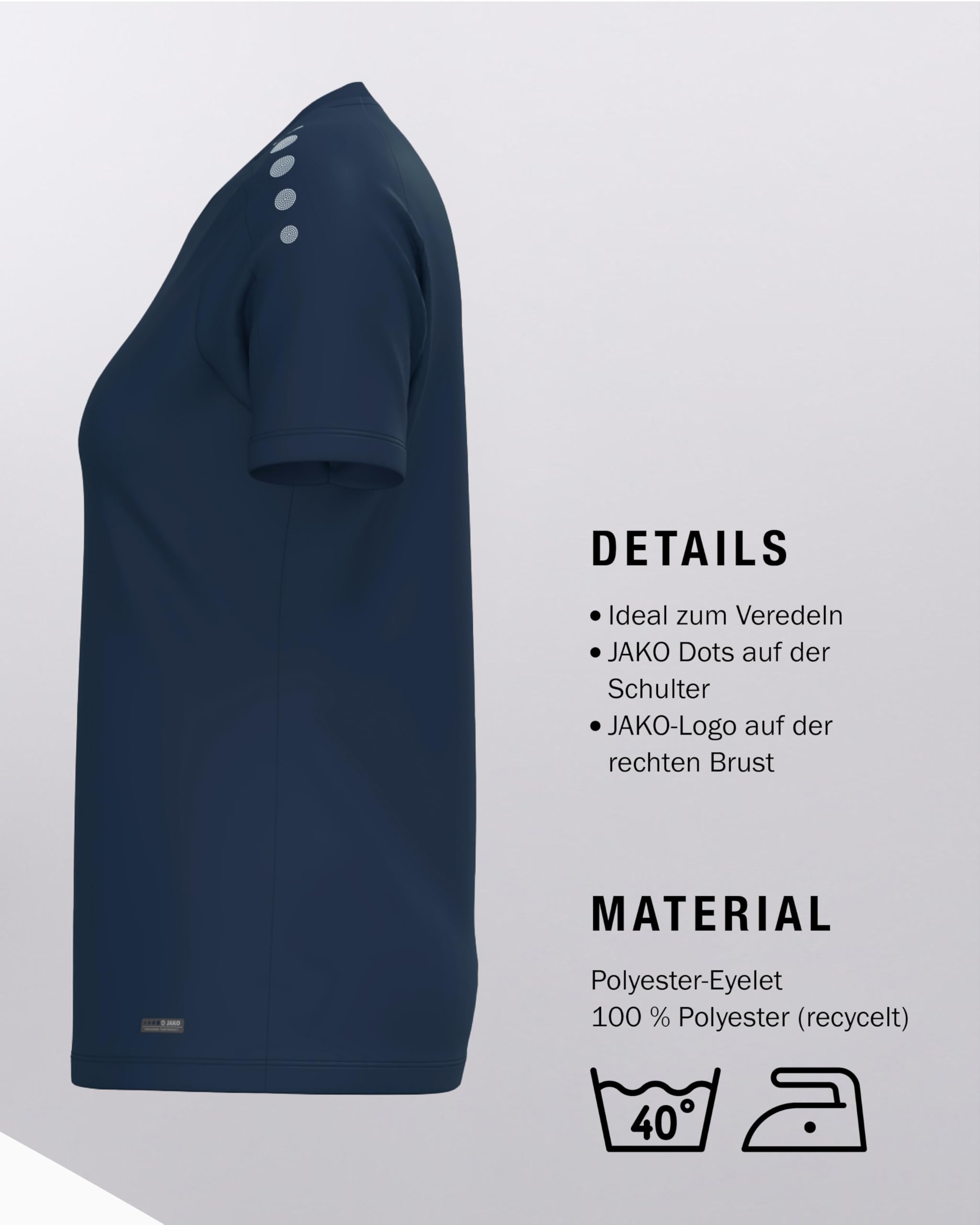 jako-one-t-shirt-damen-sportshirt-atmungsaktiv image 5
