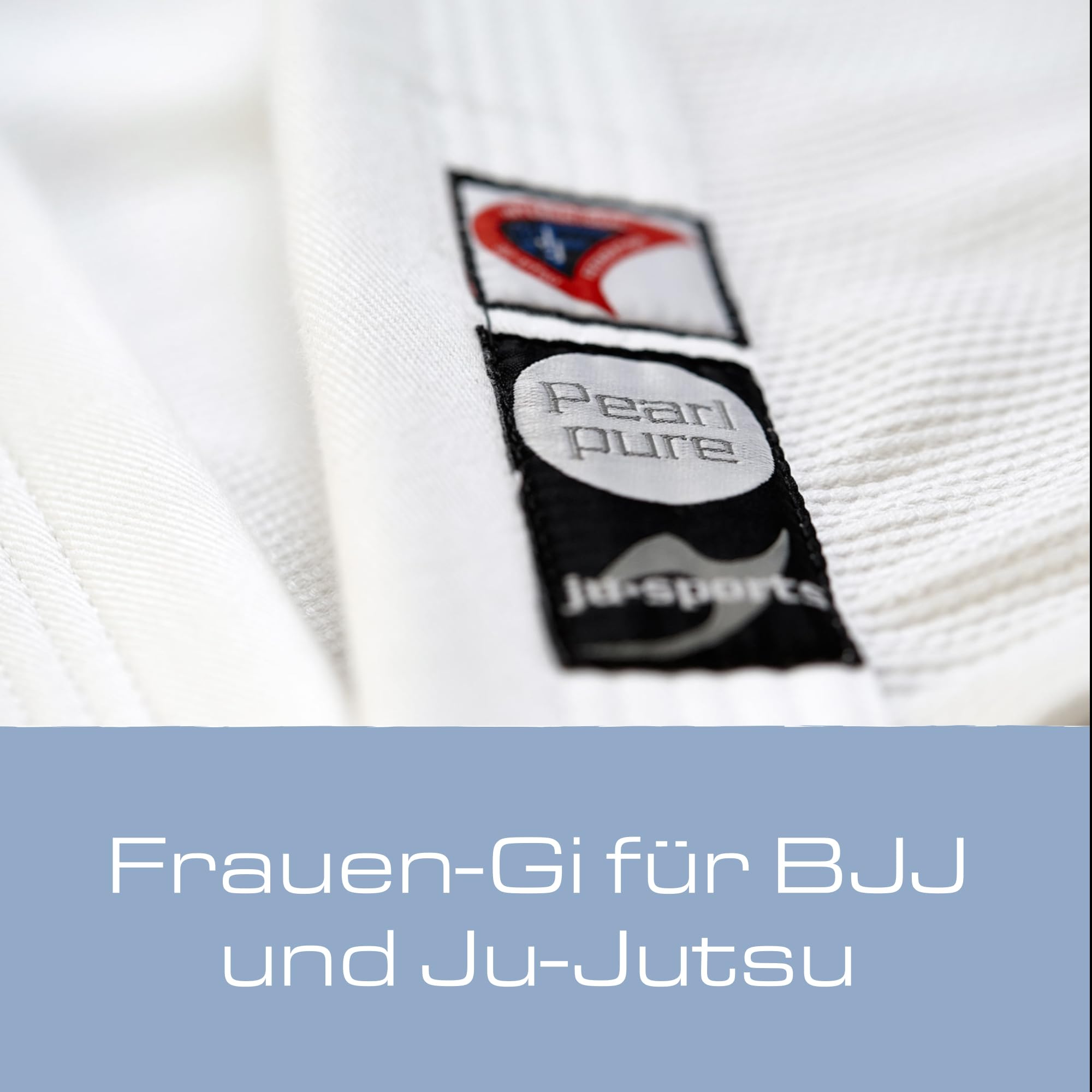 ju-sports-pearl-pure-lady-bjj-gi-damen-wei-f2-baumwolle image 2