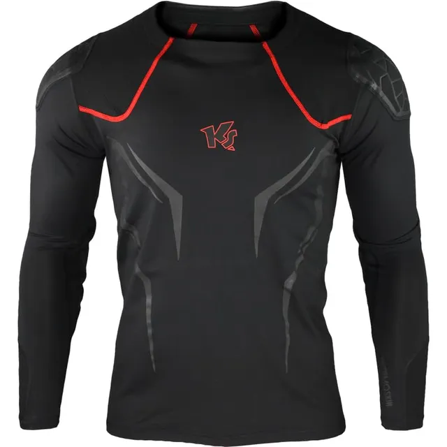 keepersport-powerpadded-thermoskin-unterziehtshirt-l-mit-ellbogenpolster image 1