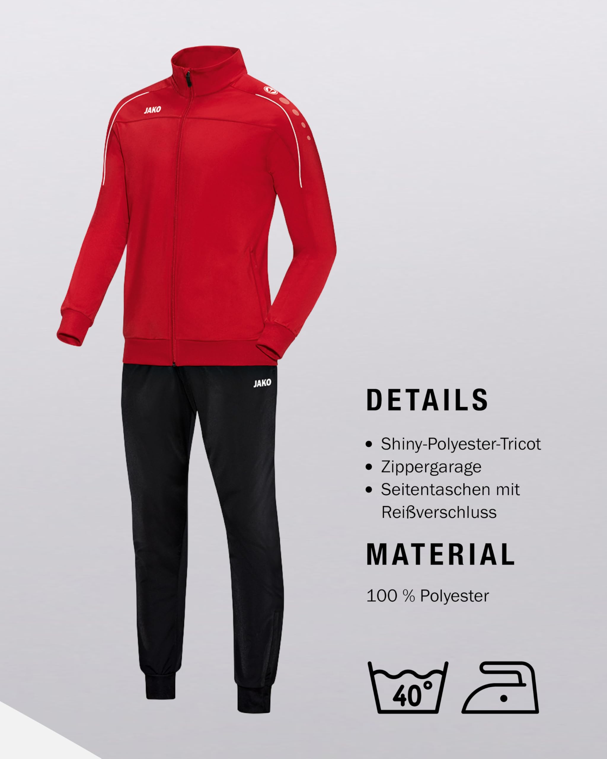 jako-classico-trainingsanzug-kinder-marine-polyester image 4