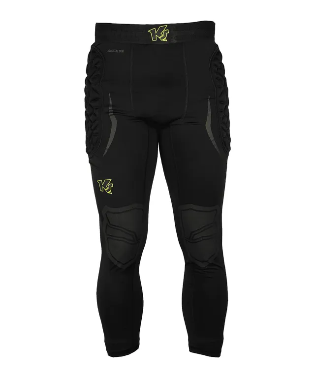 keepersport-powerpadded-torwart-unterziehhose-s-schwarz-gelb-2 image 1