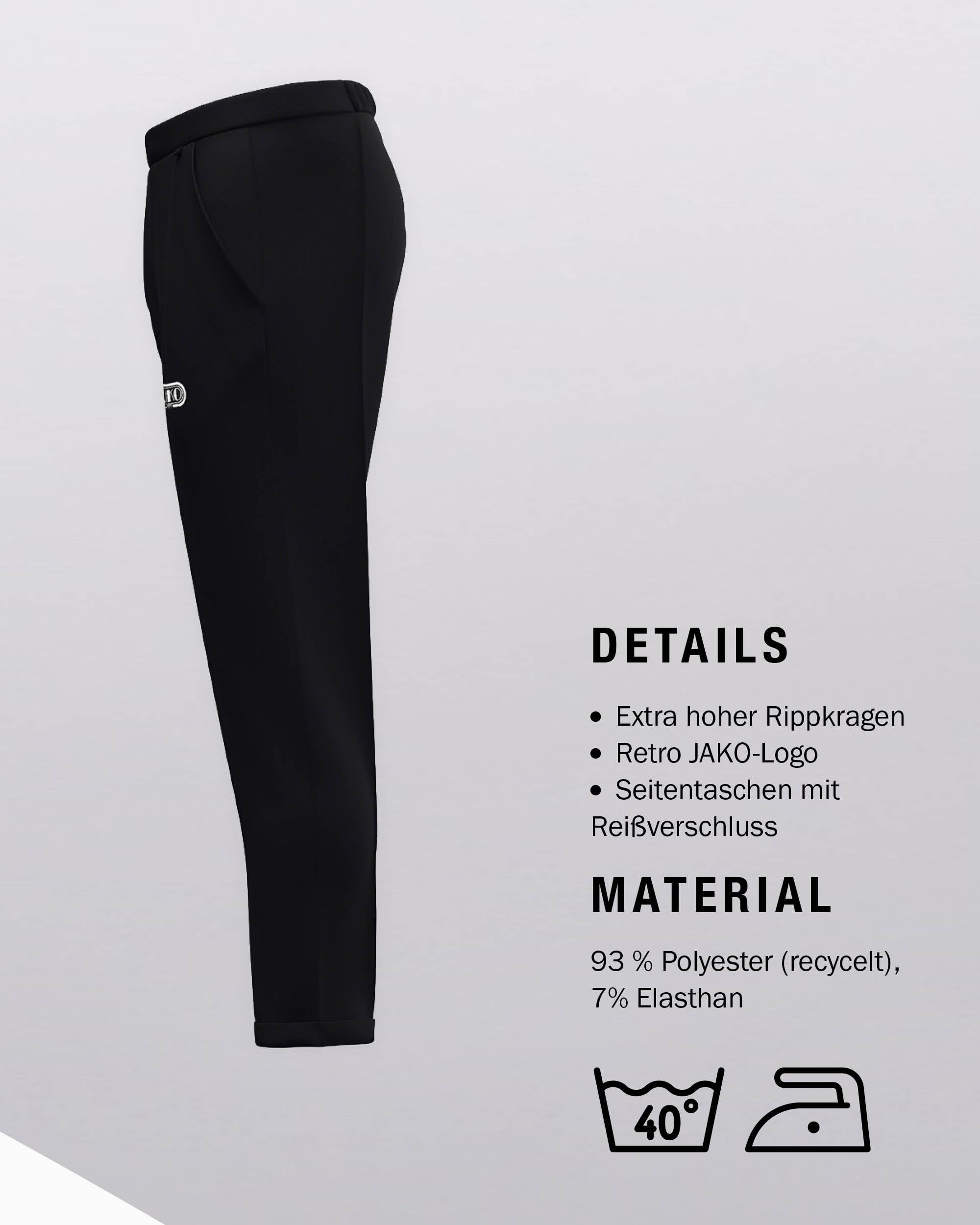 jako-wardrobe-tracksuit-hose-unisex-gr-m-schwarz image 4