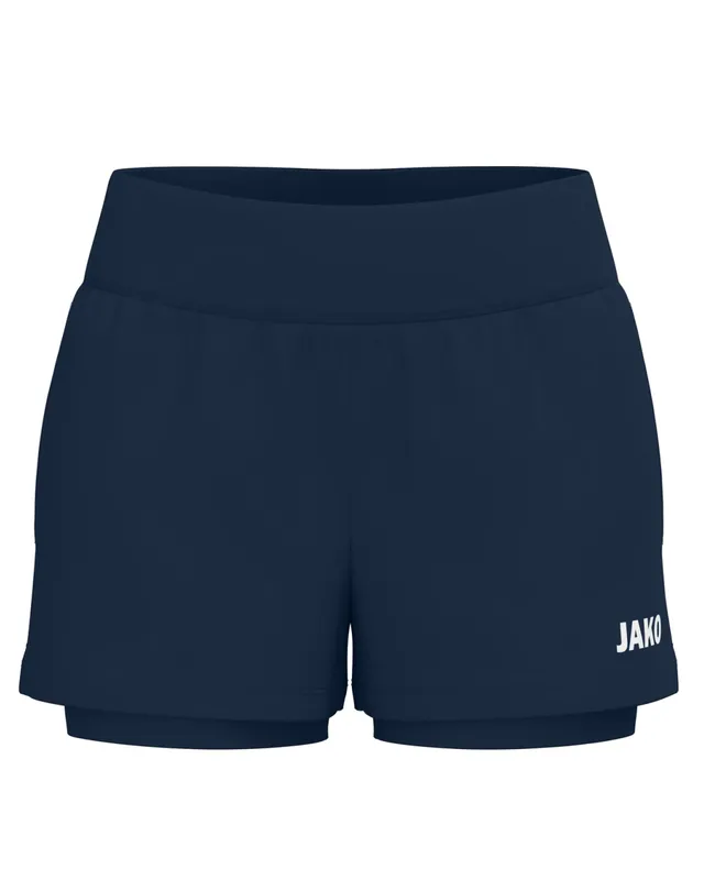 jako-one-damen-2-in-1-shorts-marine-34-atmungsaktiv image 1