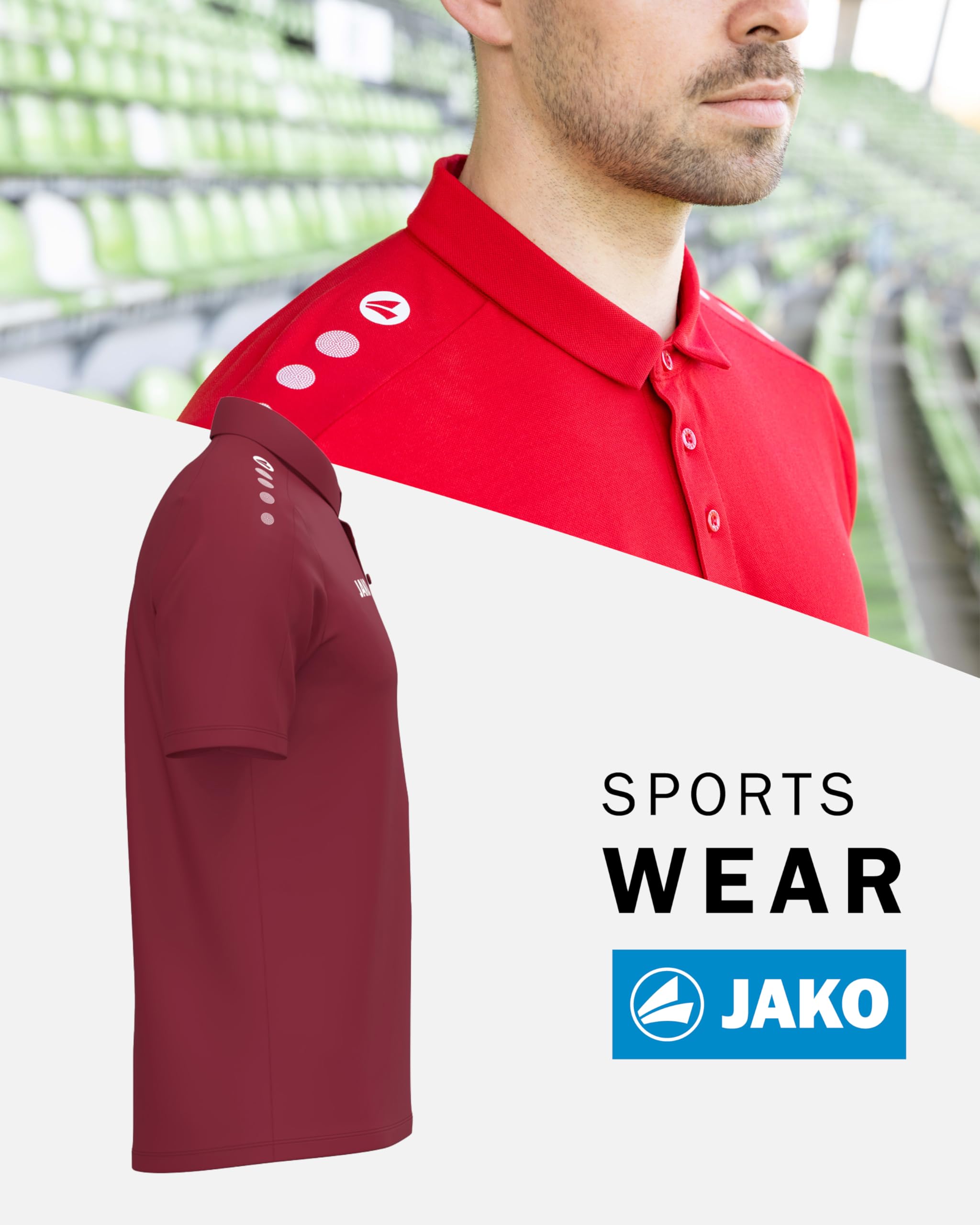 jako-one-polo-unisex-keep-dry-polyester image 3