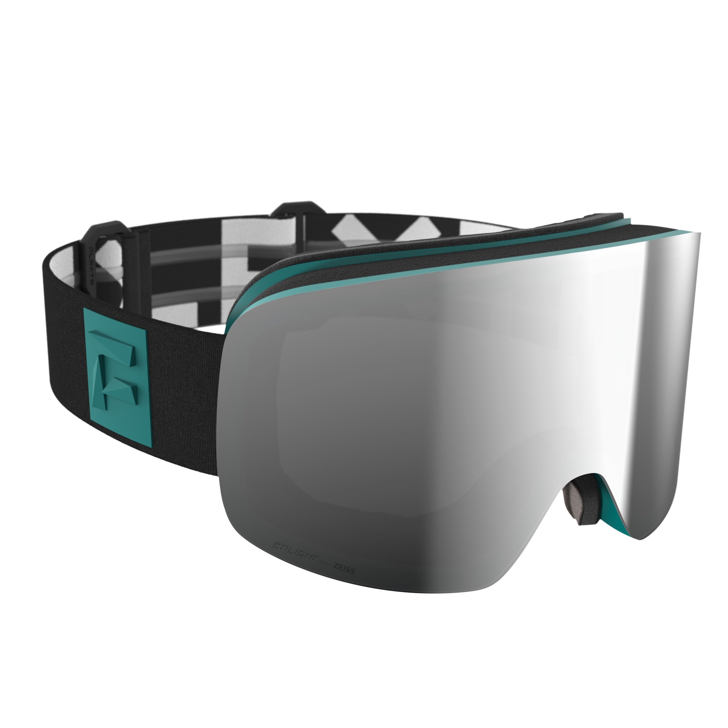 flaxta-prime-skibrille-black-gold-mirror-zylindrisch image 5