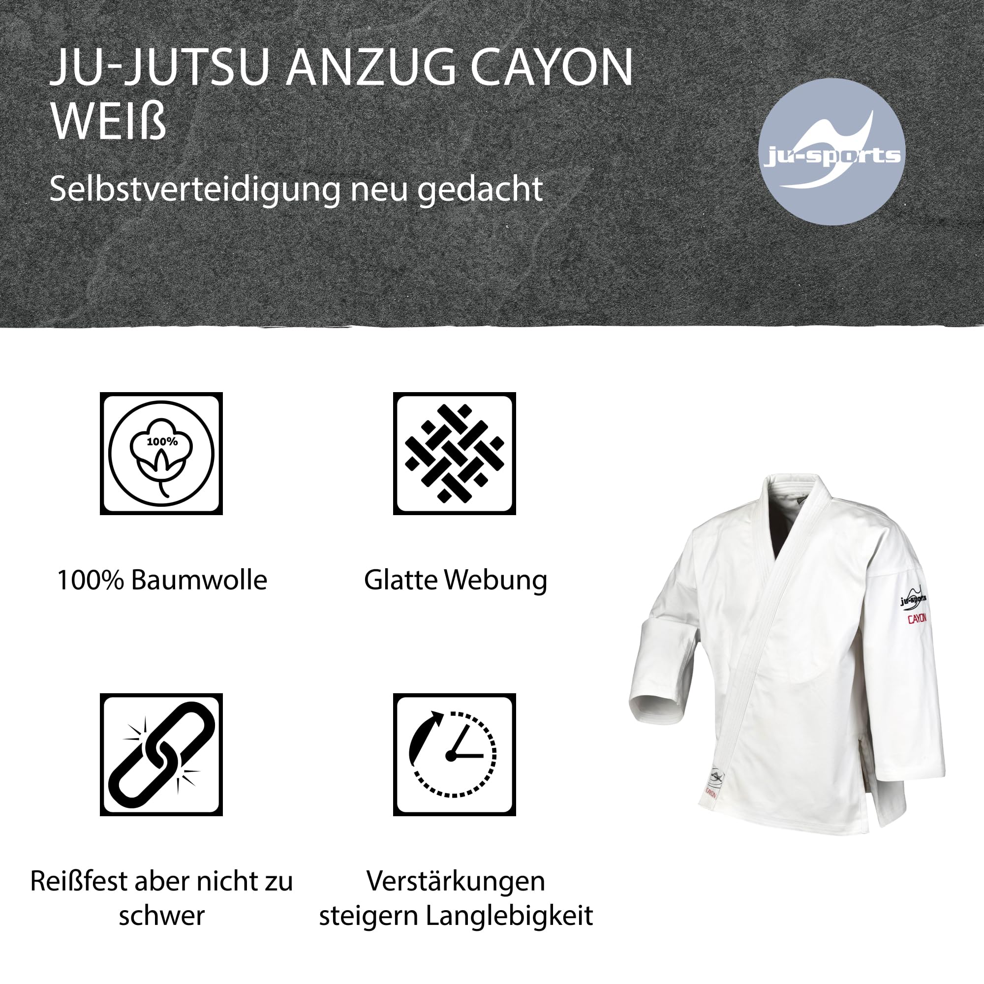 ju-sports-fightwear-jujutsu-anzug-wei-gr-e-190 image 3