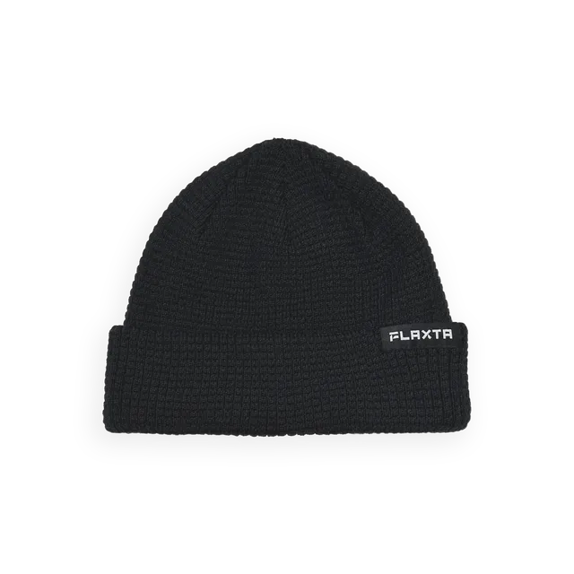 flaxta-low-top-beanie-m-tze-schwarz-recycled image 1