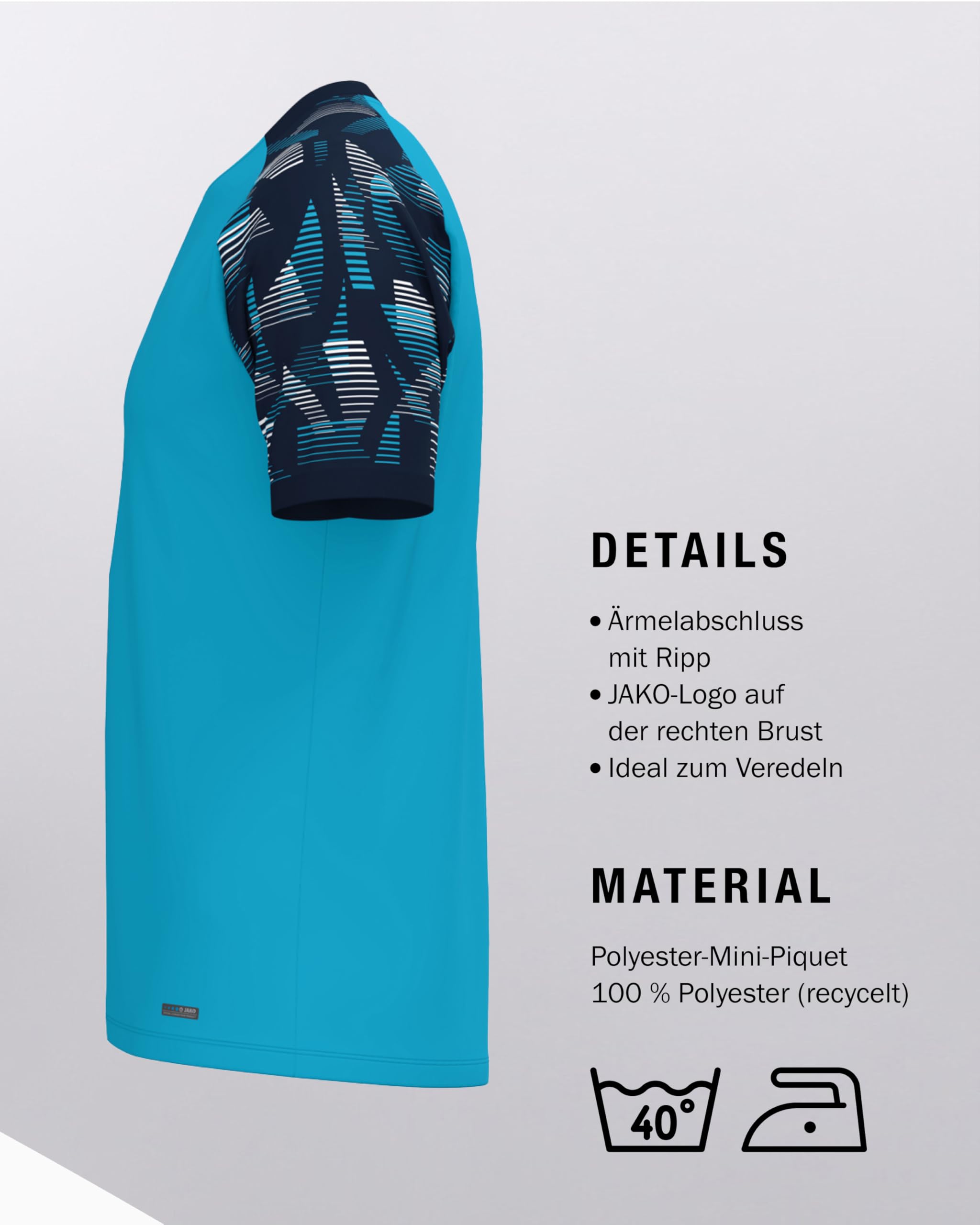 jako-sonic-t-shirt-kinder-sportshirt-print-recycelt image 5