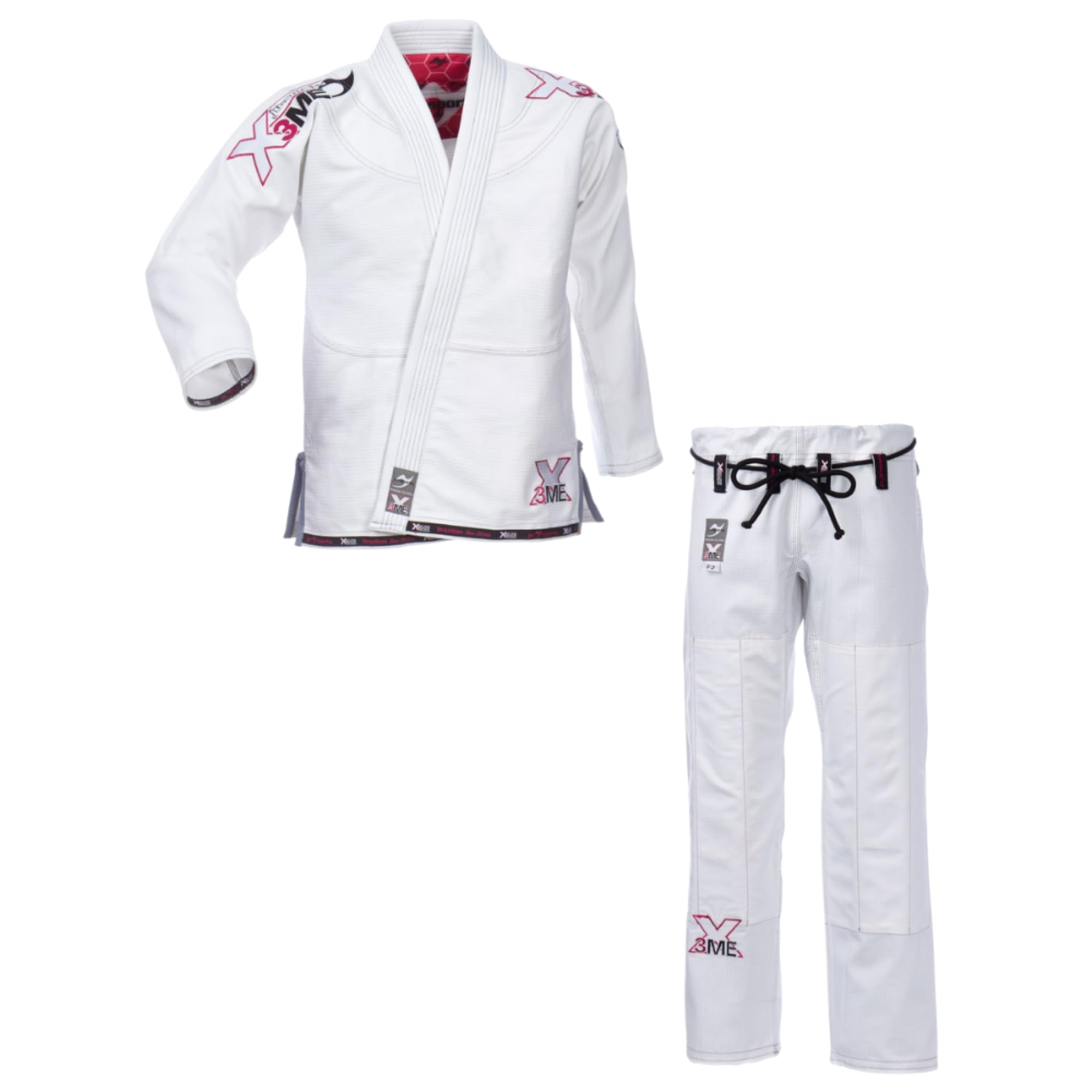 ju-sports-amazona-bjj-gi-extreme-2-0-wei-pink-f3 image 1