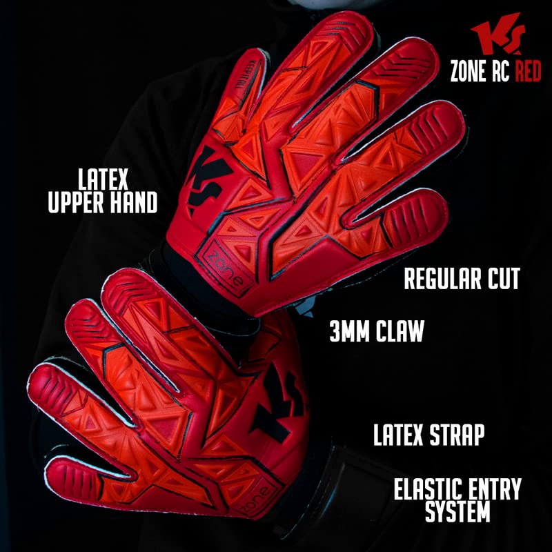 keepersport-varan8-zone-torwarthandschuhe-gr-6-rot image 2