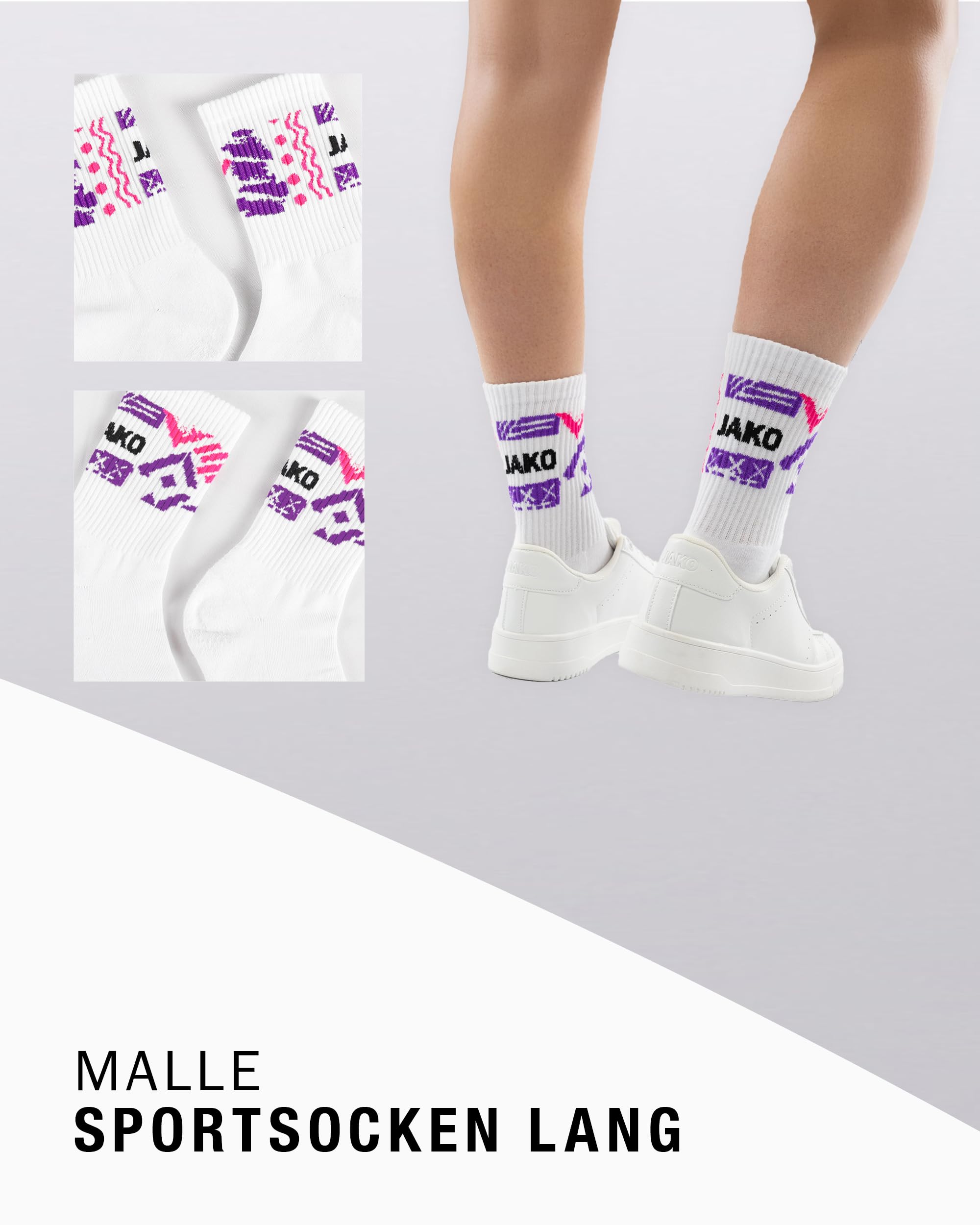 jako-malle-sportsocken-2er-pack-gr-43-46-wei image 3