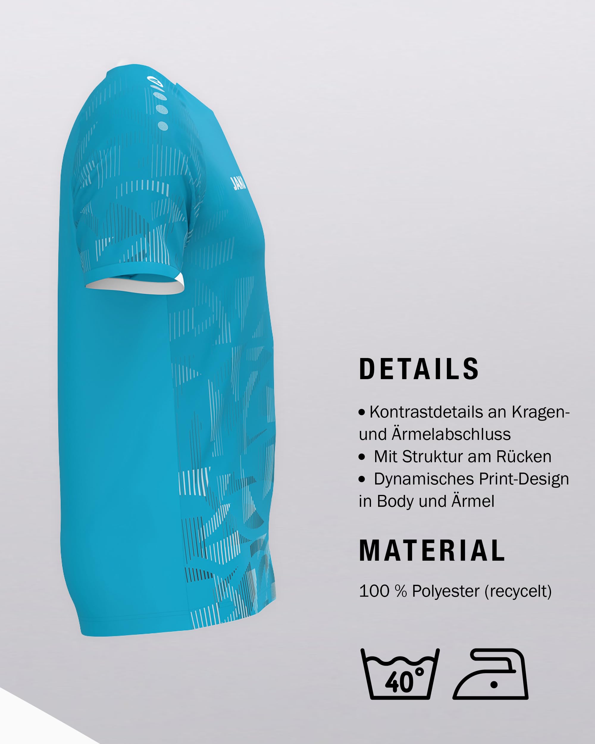 jako-sonic-kinder-trikot-128-wei-rot-keep-dry image 5