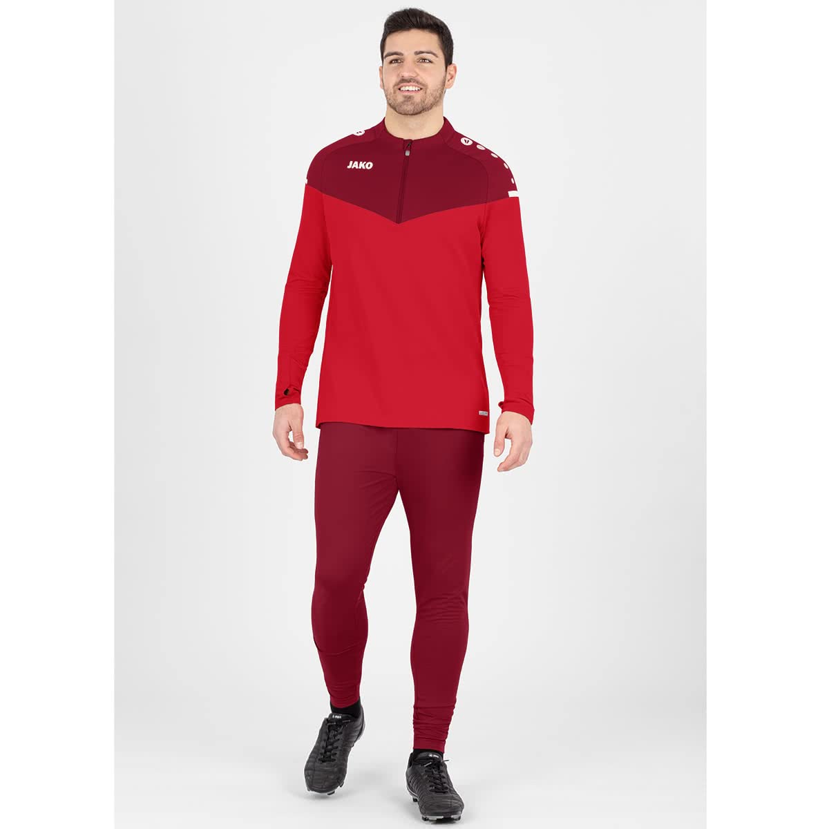 jako-champ-2-0-ziptop-trainingstop-unisex-fleece-keep-dry image 3