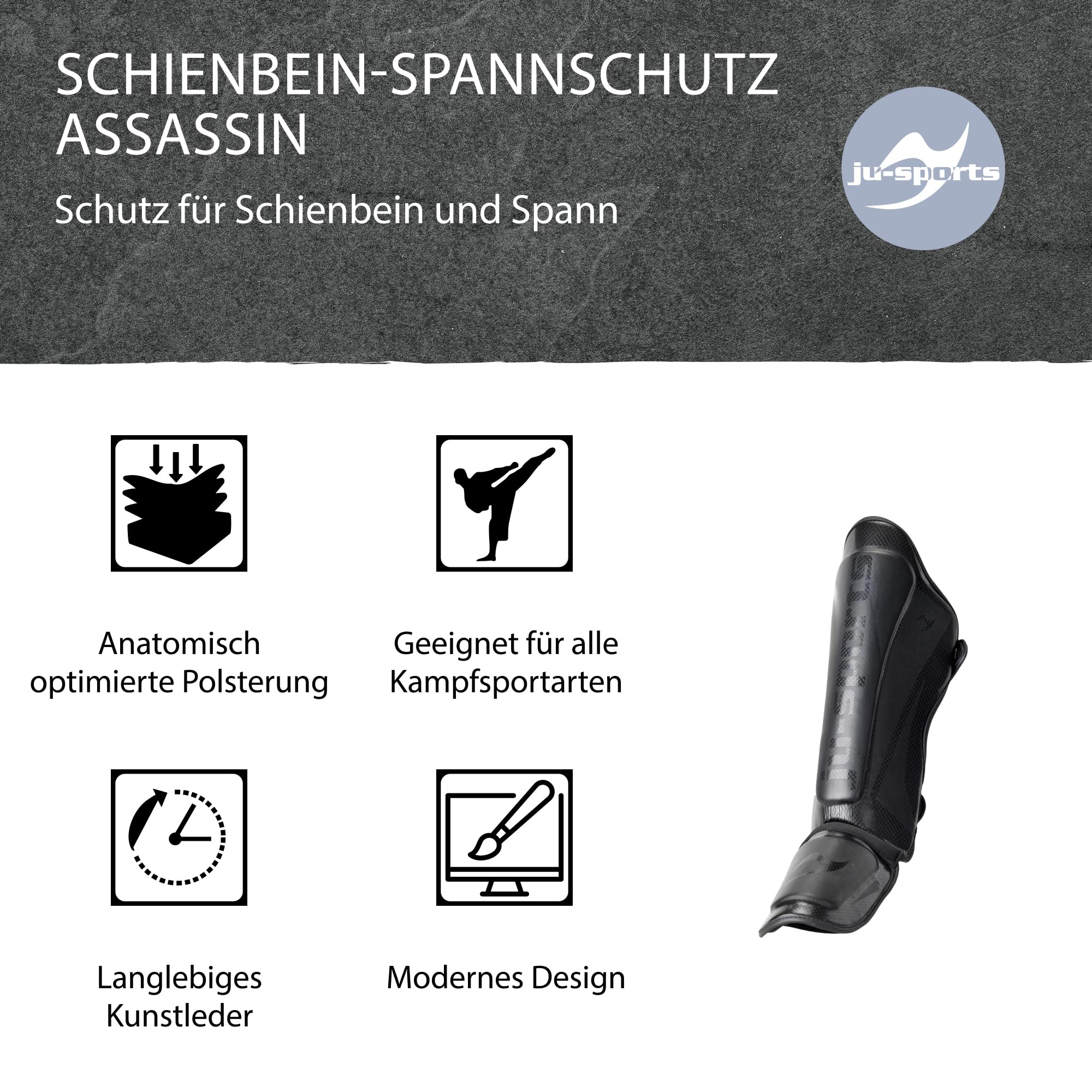 ju-sports-assassin-schienbein-spannschutz-s-m-pu image 3