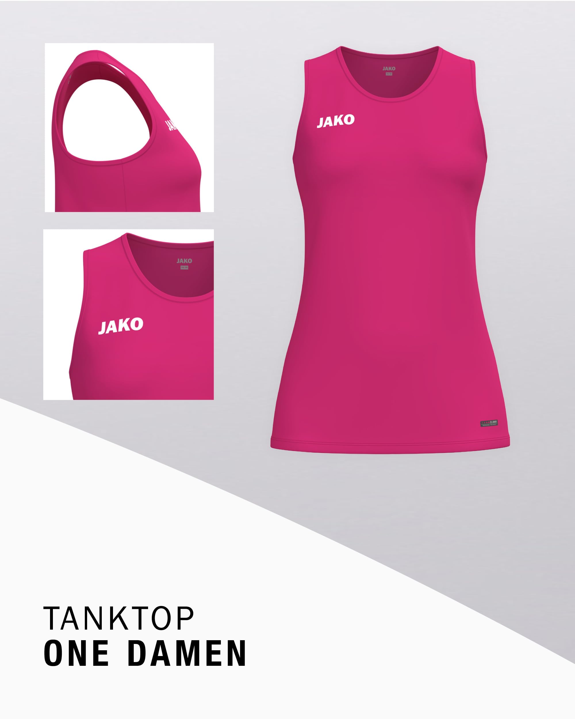 jako-one-tanktop-damen-schwarz-keepdry-recycelt image 3