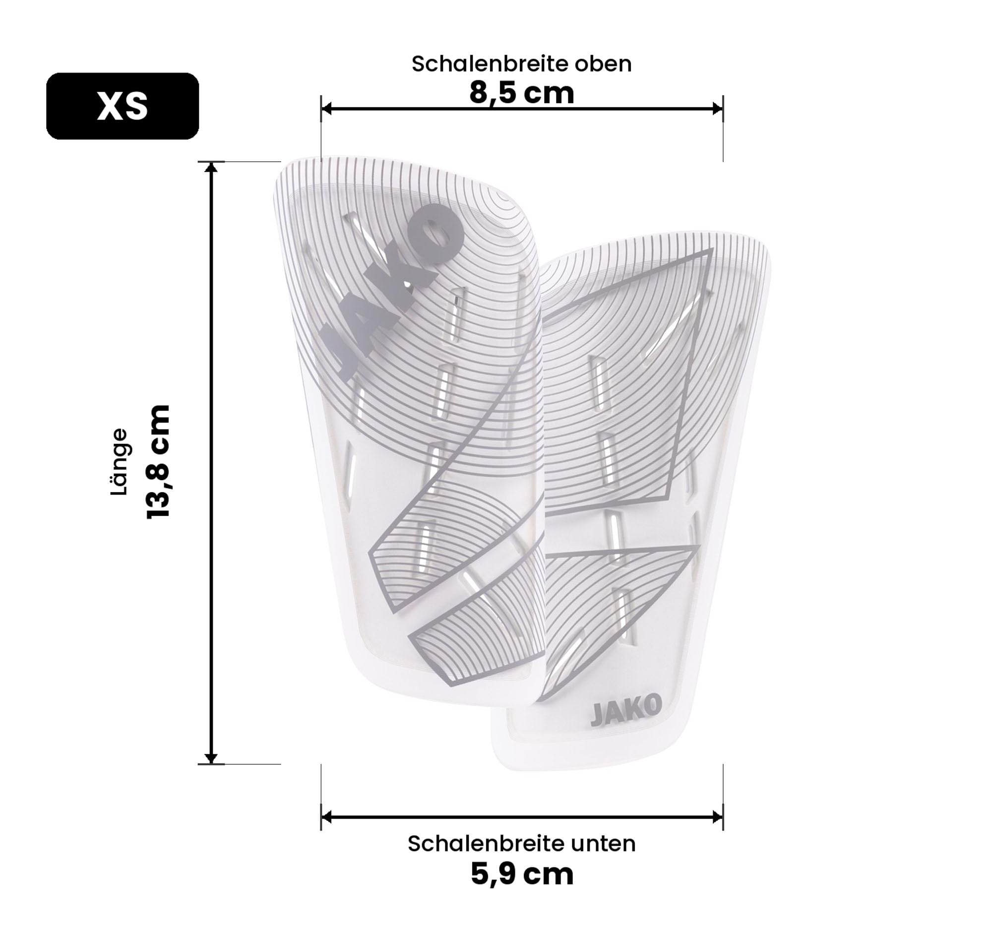 jako-river-pro-schienbeinschoner-xs-mit-fixierstrumpf image 6