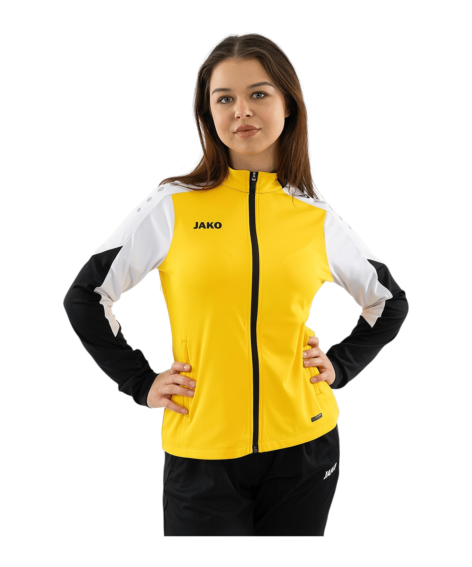 jako-dynamic-trainingsjacke-damen-schwarz-recycelt image 2