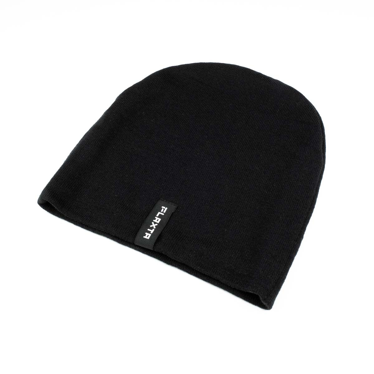 flaxta-straight-up-beanie-m-tze-schwarz-100-acryl image 1