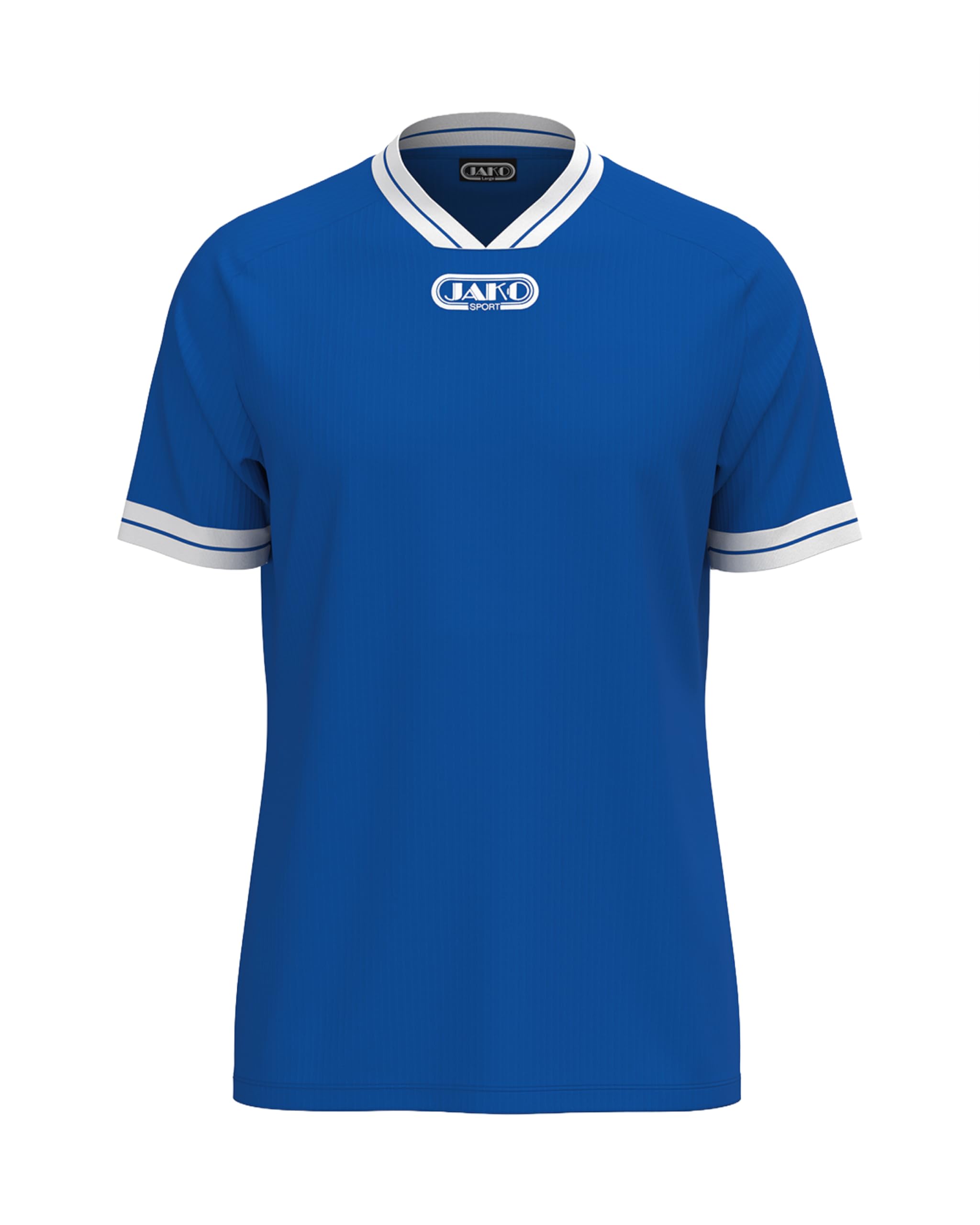 jako-retro-kurzarm-trikot-herren-weiss-royal-atmungsaktiv image 7