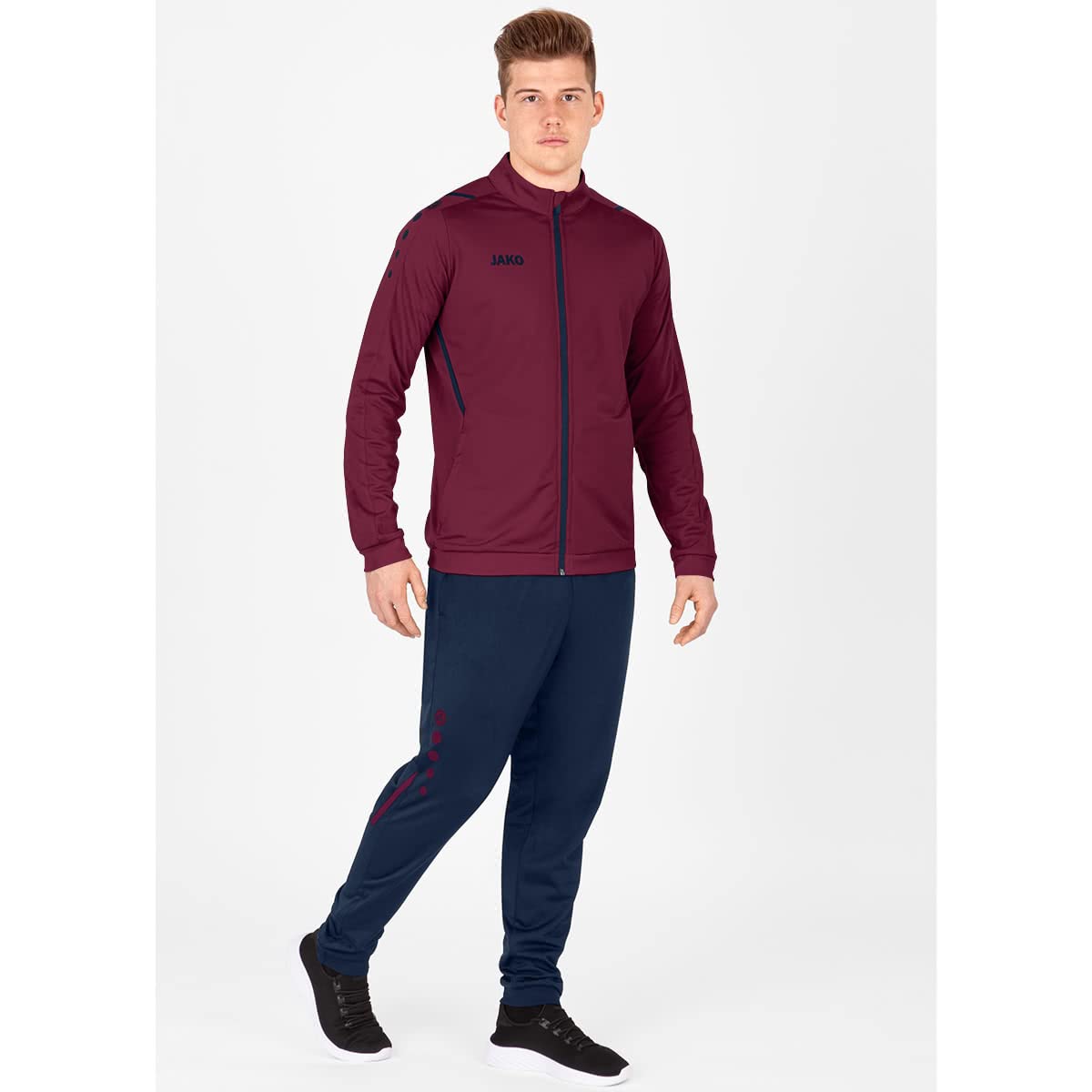 jako-challenge-9221-polyesterhose-herren-s-schwarz-wei image 2