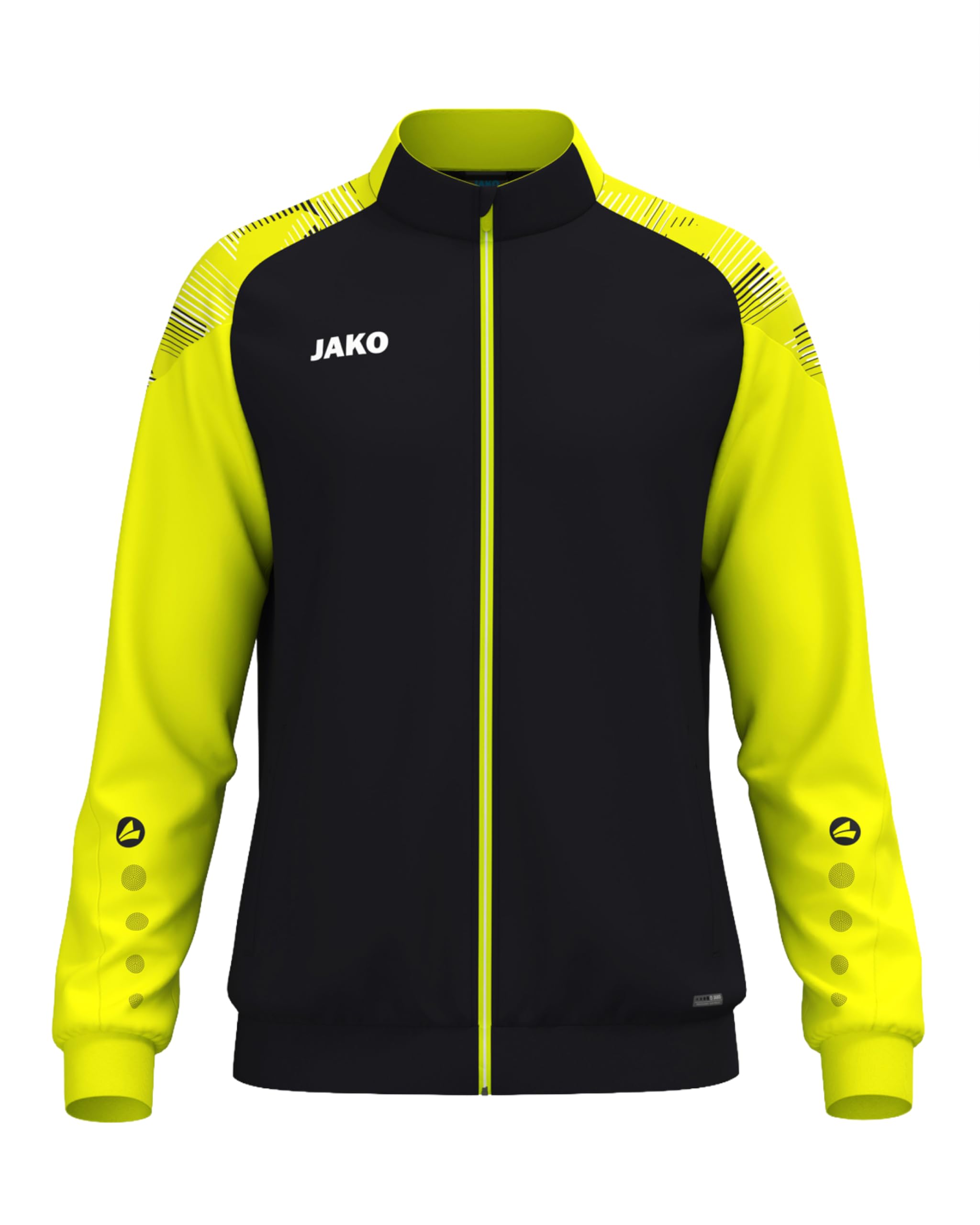 jako-sonic-trainingsjacke-rot-wei-m-recyceltes-polyester image 6