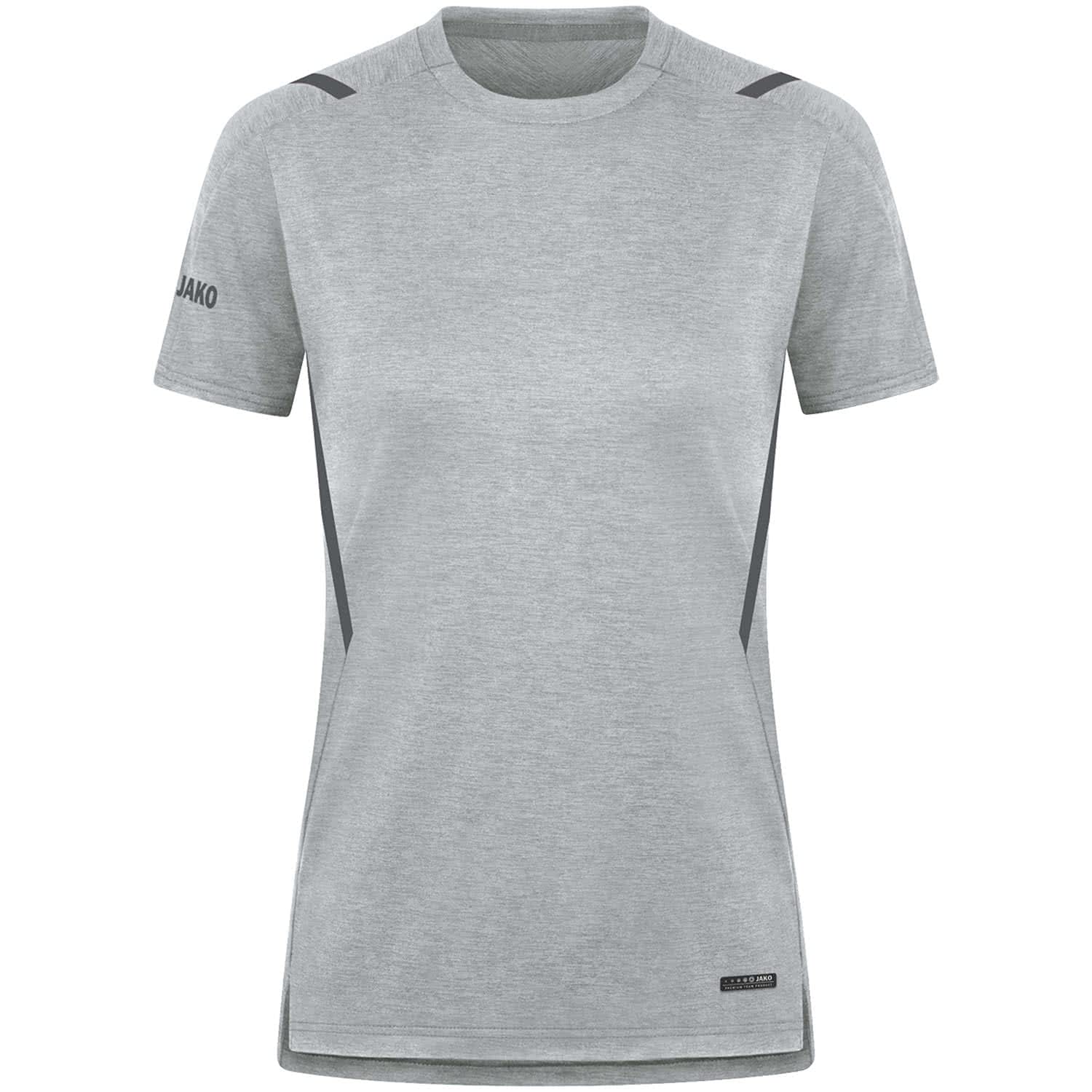 jako-challenge-t-shirt-36-hellgrau-meliert-freizeit-melange image 1