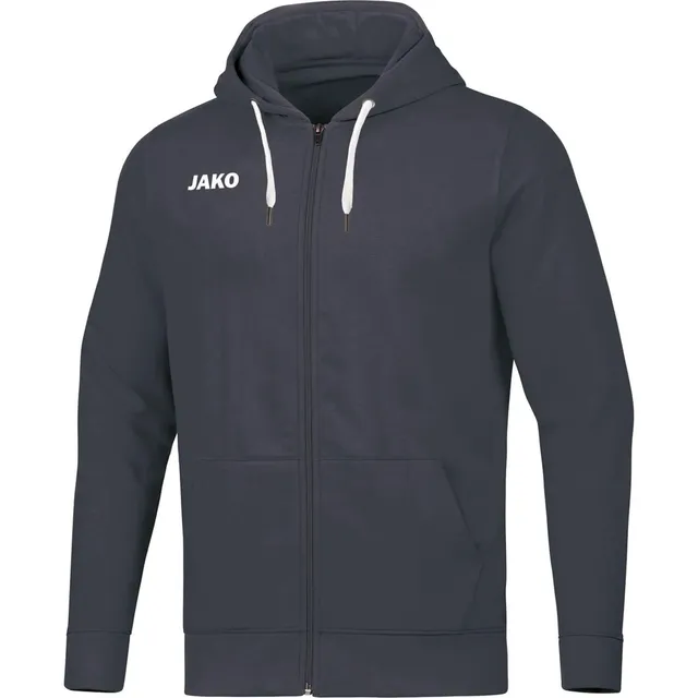 jako-base-damen-kapuzenjacke-schwarz-gr-38-bio-baumwolle image 1