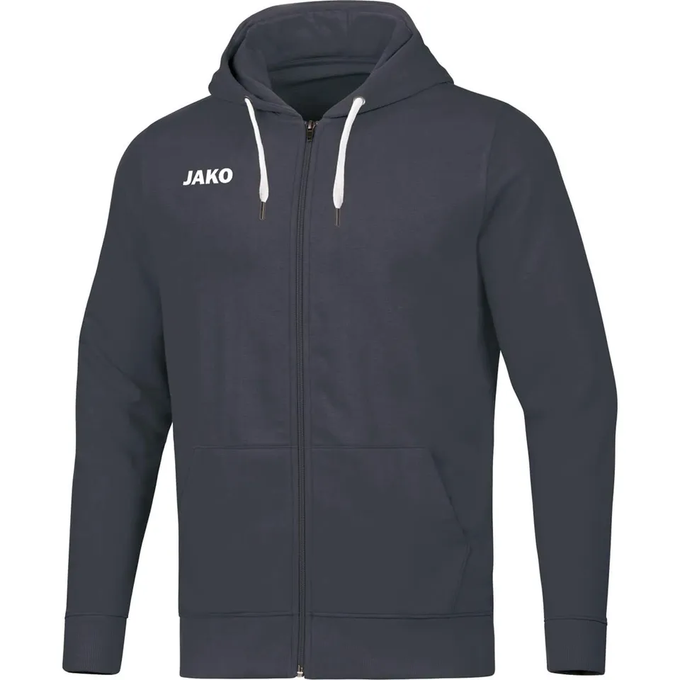 jako-base-damen-kapuzenjacke-schwarz-gr-38-bio-baumwolle image 1