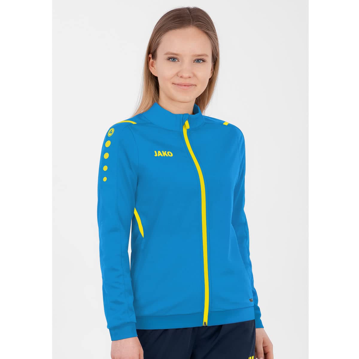 jako-challenge-polyesterjacke-damen-schwarz-wei-ripp image 2