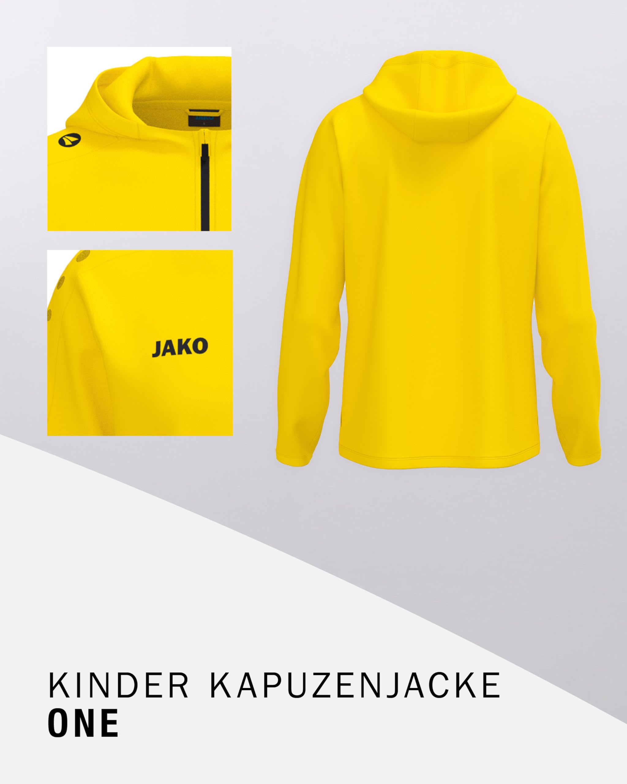 jako-one-kapuzenjacke-kinder-hoodie-violett-micro-fleece image 4