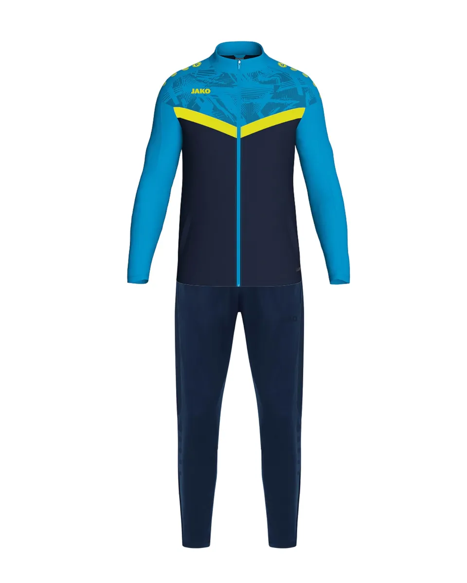 jako-iconic-kinder-polyesteranzug-trainingsanzug-mit-taschen image 1