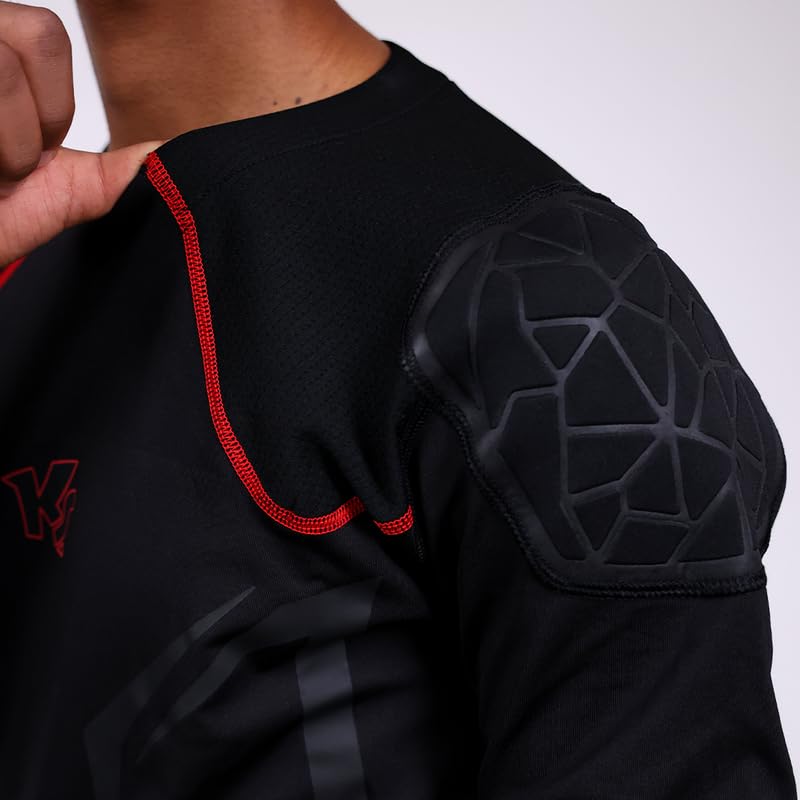 keepersport-powerpadded-thermoskin-unterziehtshirt-l-mit-ellbogenpolster image 5