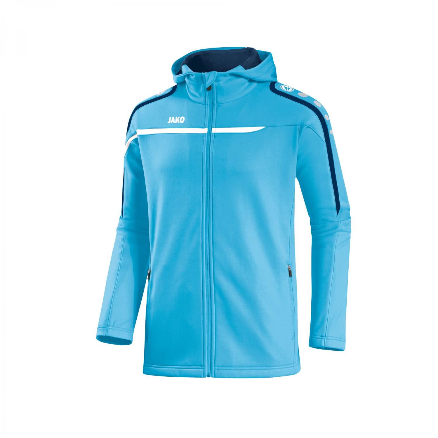 jako-performance-kapuzenjacke-herren-schwarz-wei-grau image 4