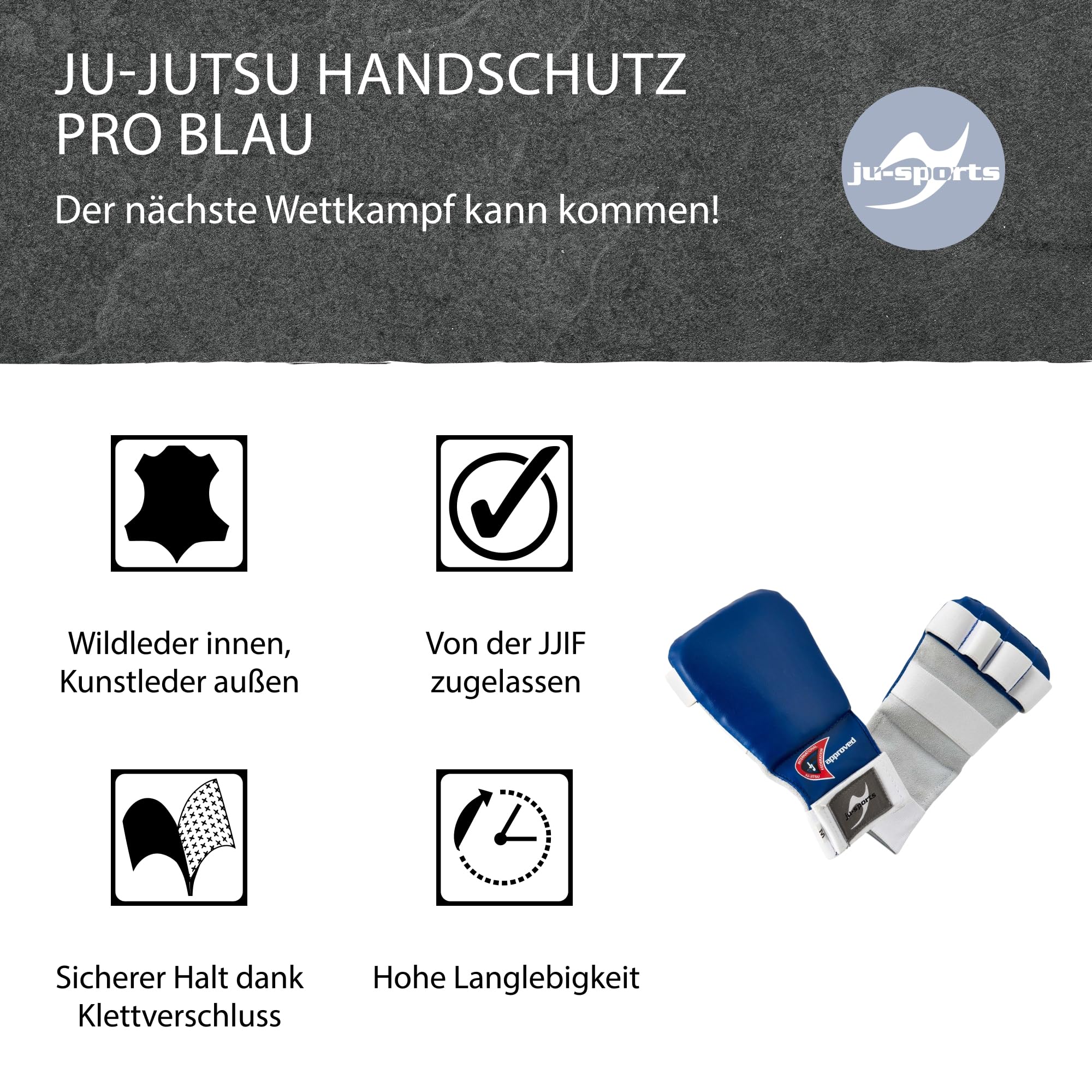 ju-sports-ju-jutsu-handschutz-rot-gr-m-kunstleder image 3