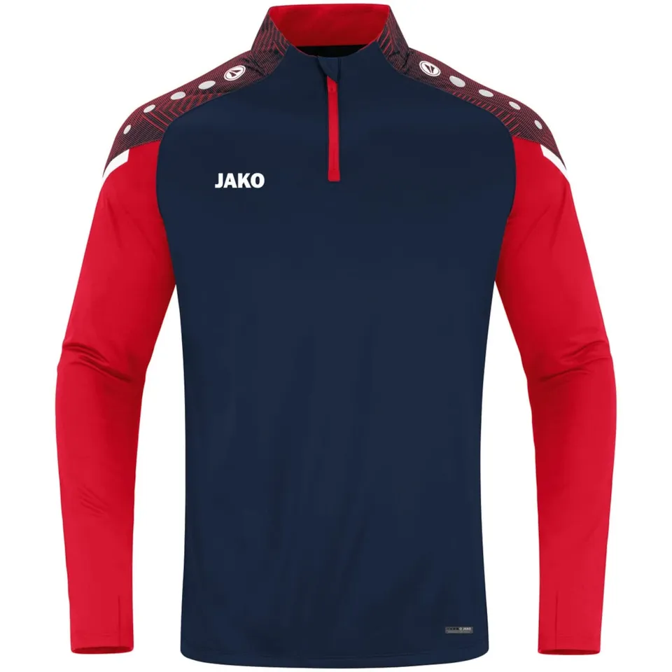 jako-performance-kinder-ziptop-128-schwarz-wei-grau image 1