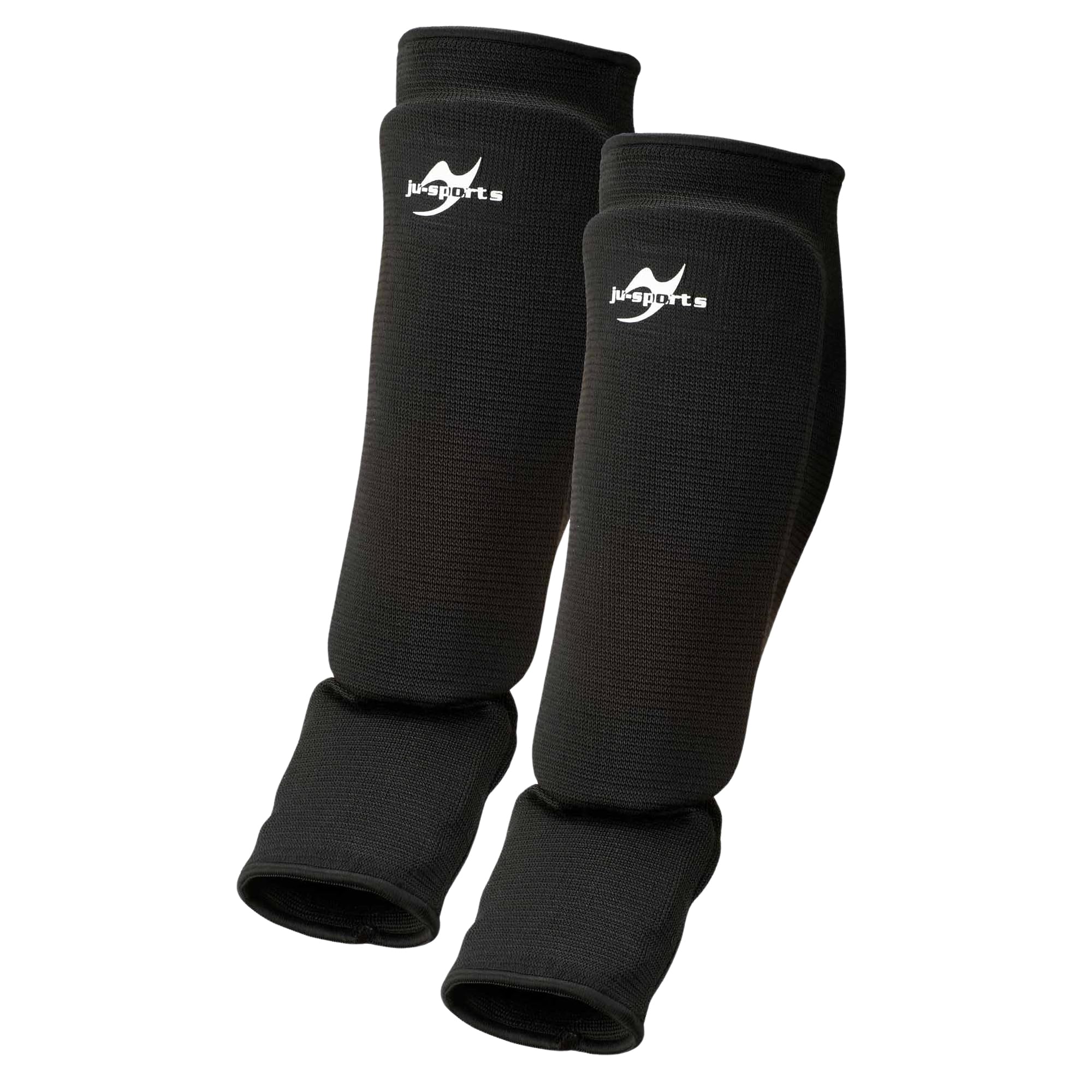 ju-sports-schienbeinschoner-spann-xl-schwarz-baumwolle image 1