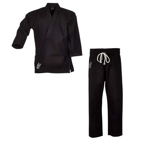 ju-sports-tenno-classic-ju-jutsu-anzug-schwarz-gr-180-baumwolle image 7