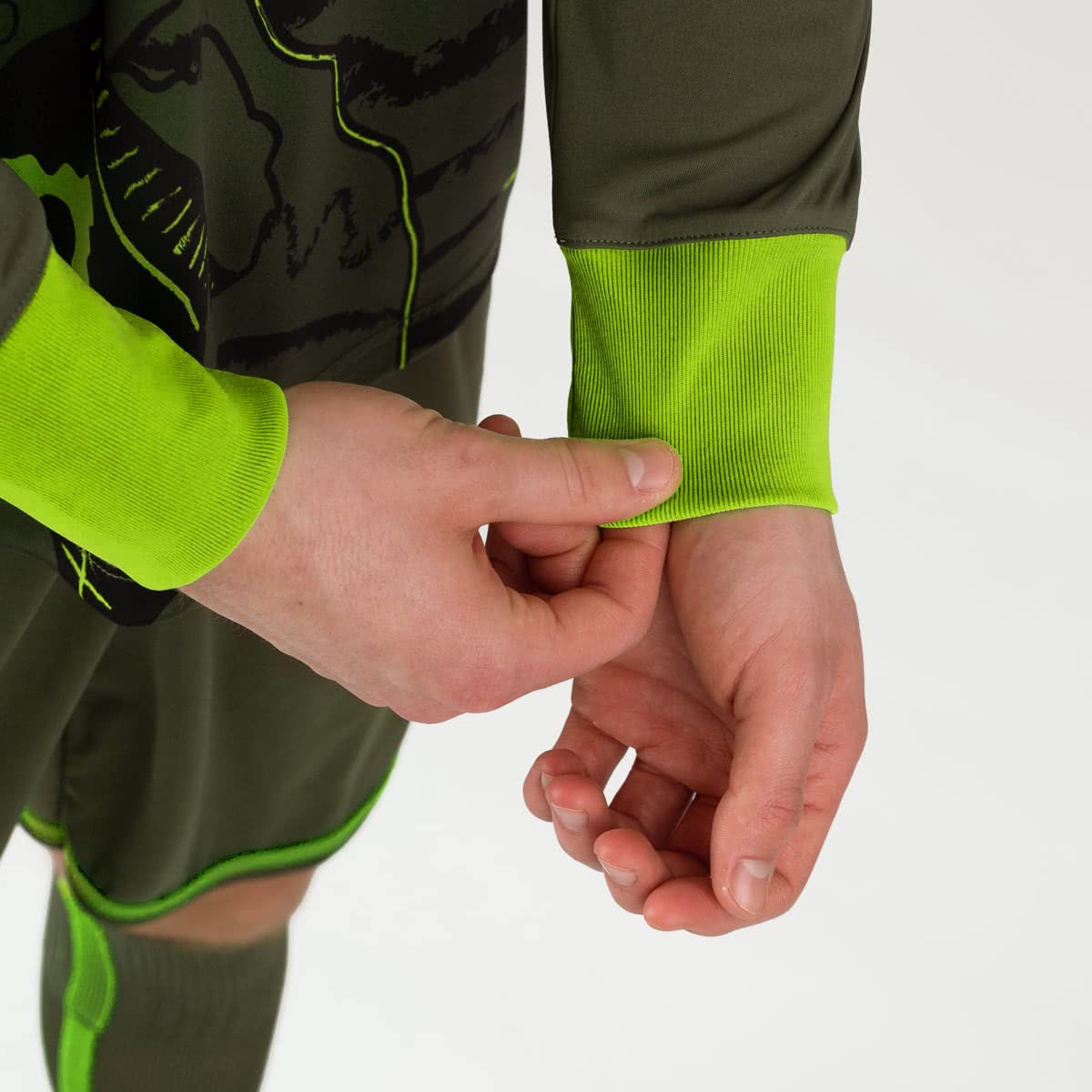 jako-tropicana-torwarttrikot-khaki-neongr-n-xl image 7