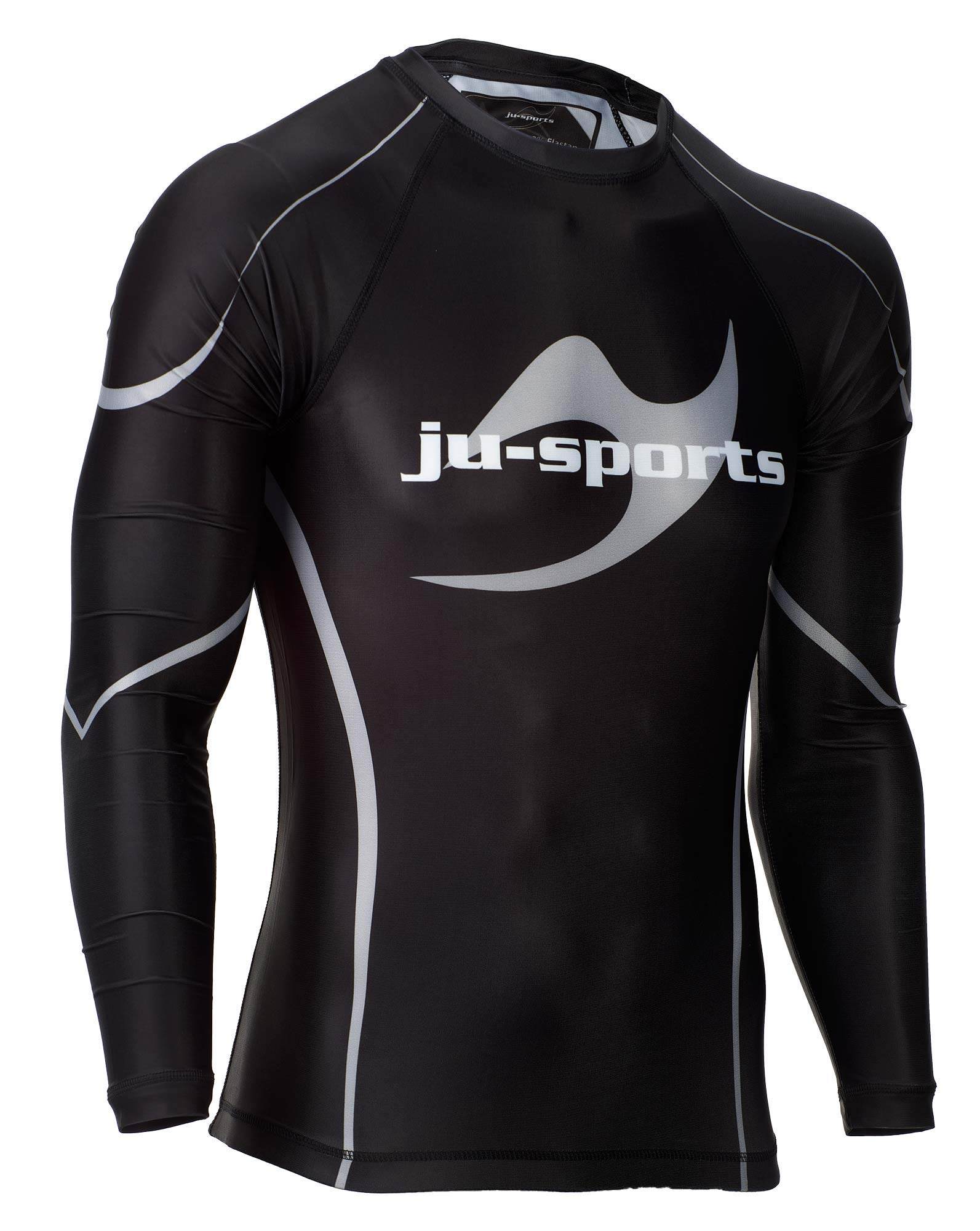 ju-sports-rash-guards-pro-c18-rashguard-langarm-schwarz-s image 1