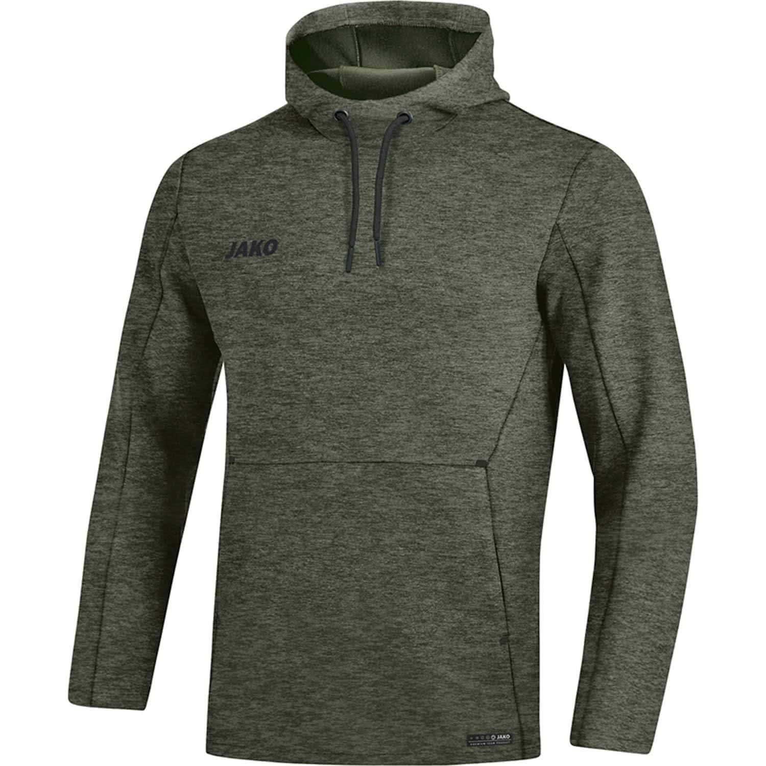 jako-premium-basics-kapuzenhoodie-herren-marine-meliert image 6