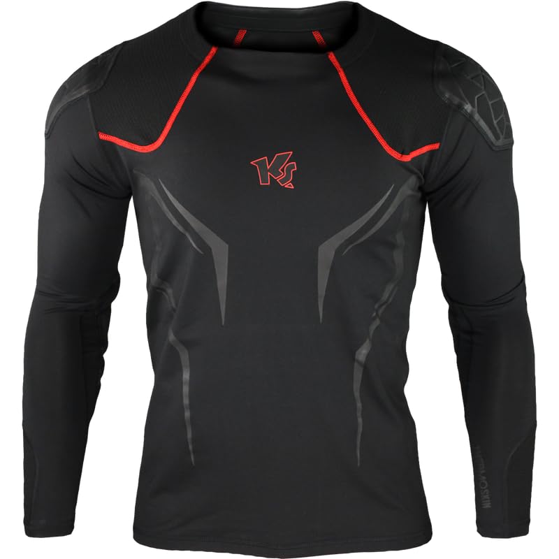 keepersport-powerpadded-thermoskin-unterziehtshirt-l-mit-ellbogenpolster image 1