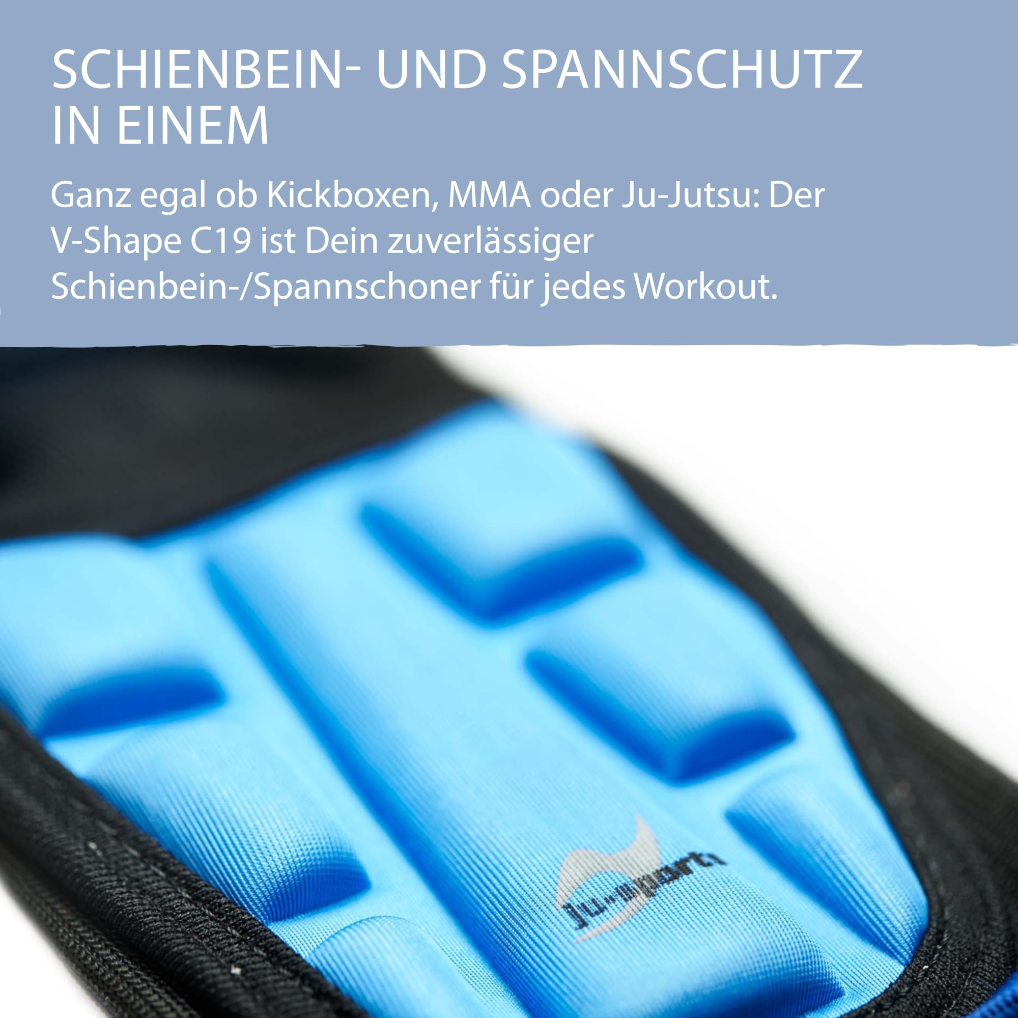 ju-sports-v-shape-c19-schienbeinschoner-baumwolle-l-xl image 4