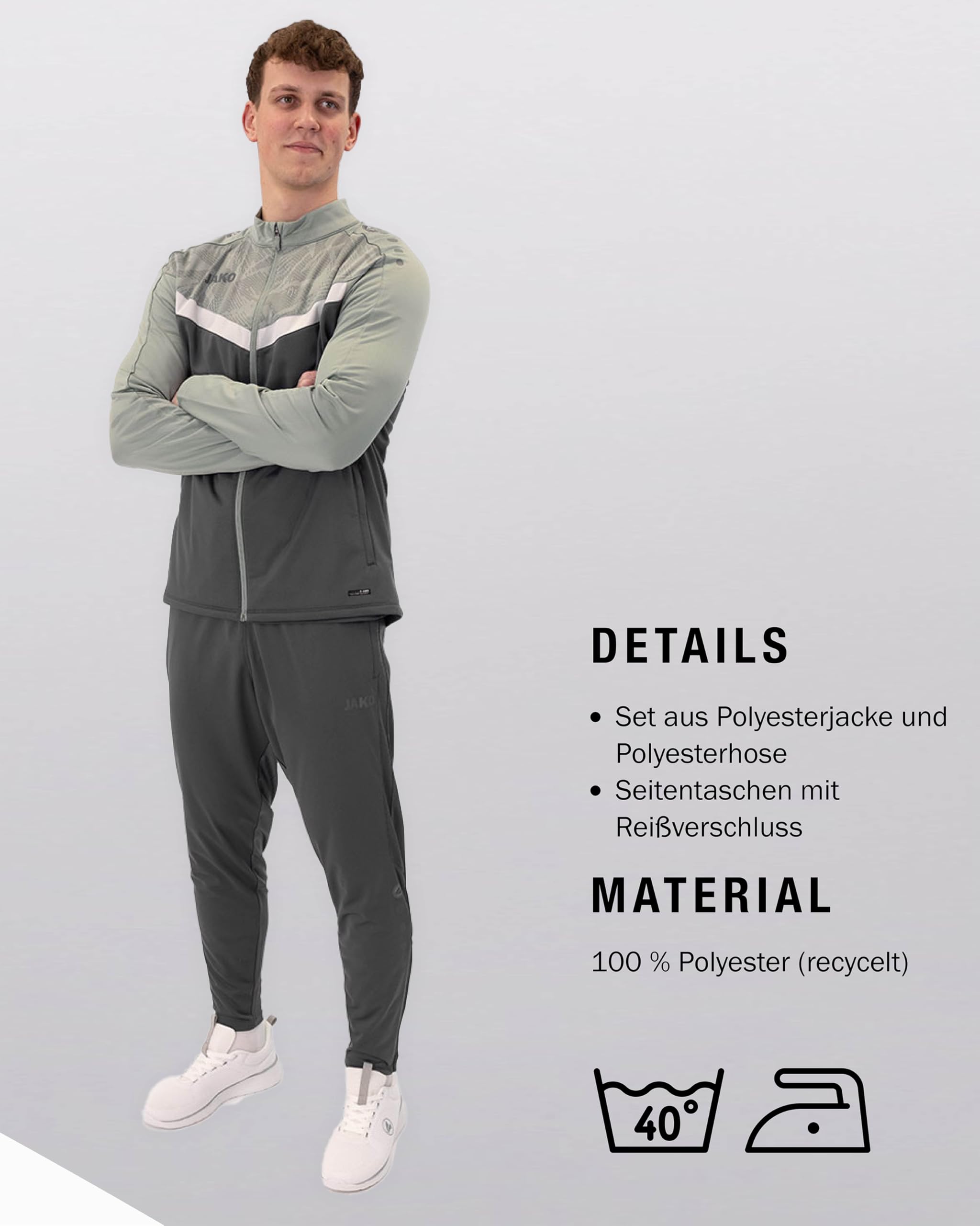 jako-iconic-trainingsanzug-herren-s-schwarz-anthrazit image 4