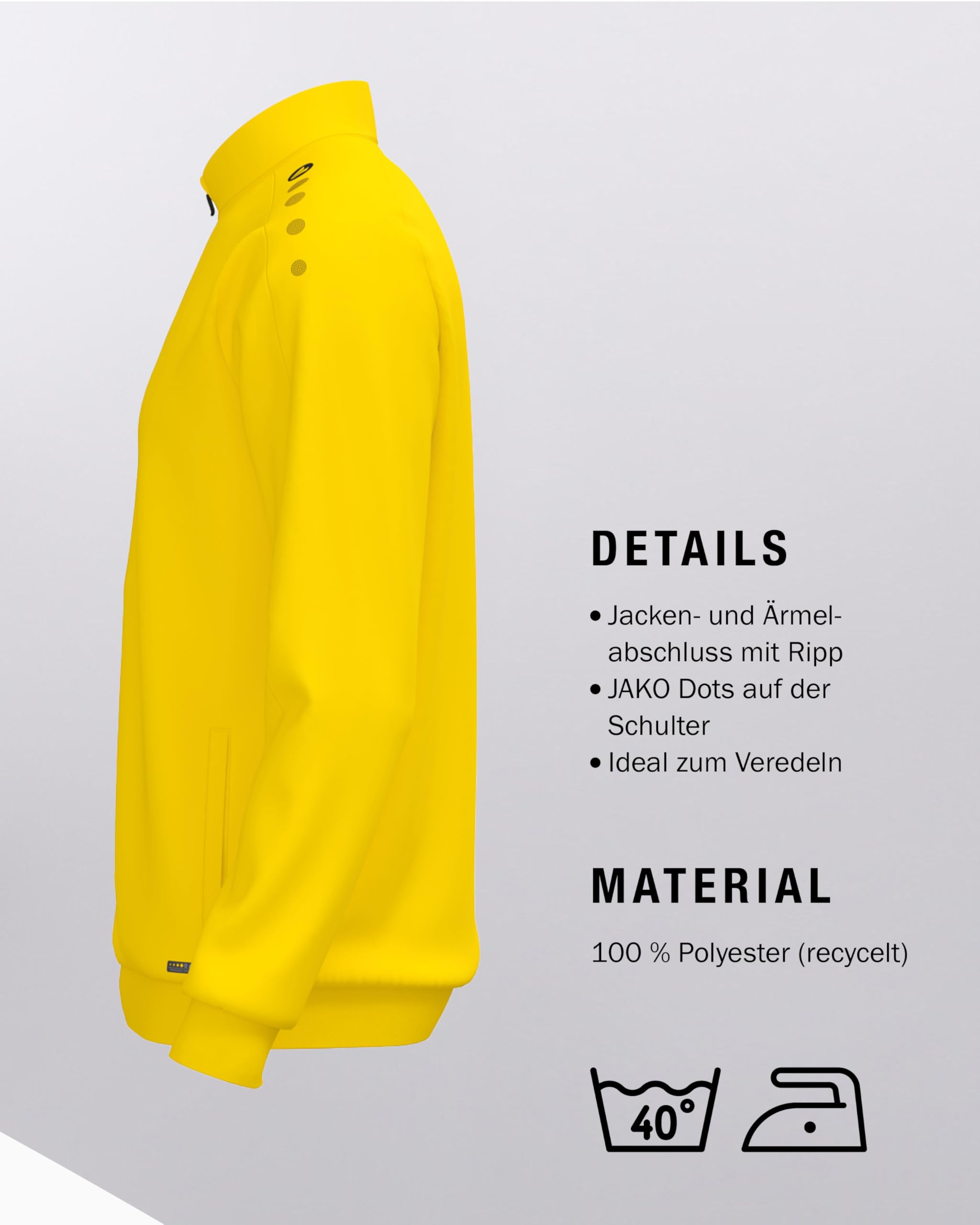 jako-one-polyesterjacke-kinder-recycelt-mit-taschen image 5
